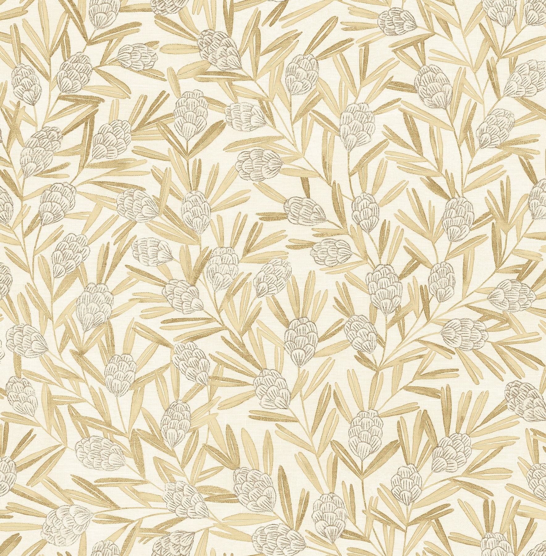 Wallpapers Art Deco Style and Metallic Shine, Gold Color AS 382044