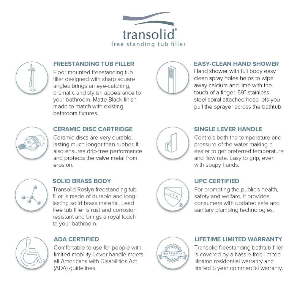 Transolid T4240-MB Roman-Tub-Faucets - View #4