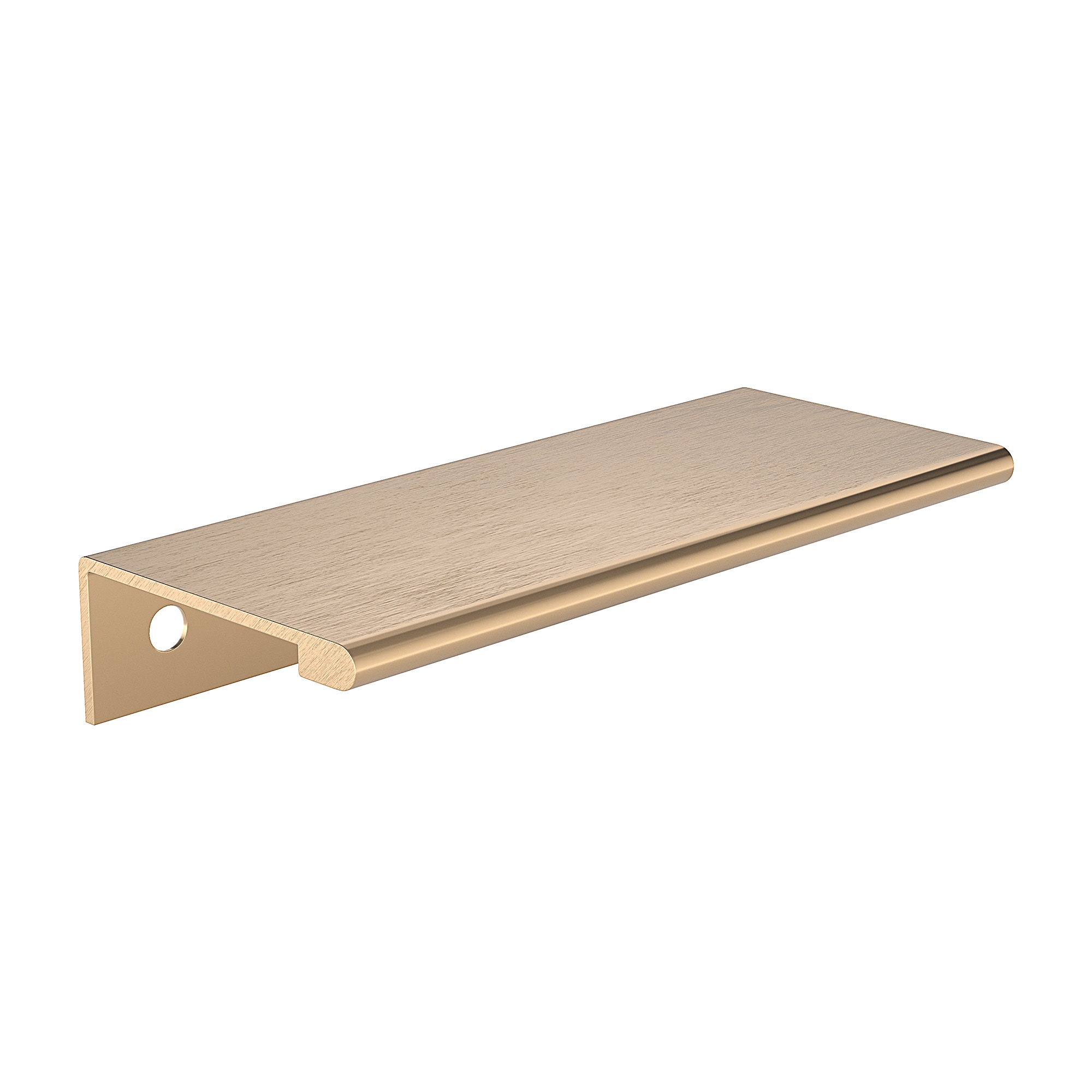 Richelieu BP989880CHBRZ Lincoln 3-1/8-in , 80mm Center to Center Champagne Bronze Rectangular Edge