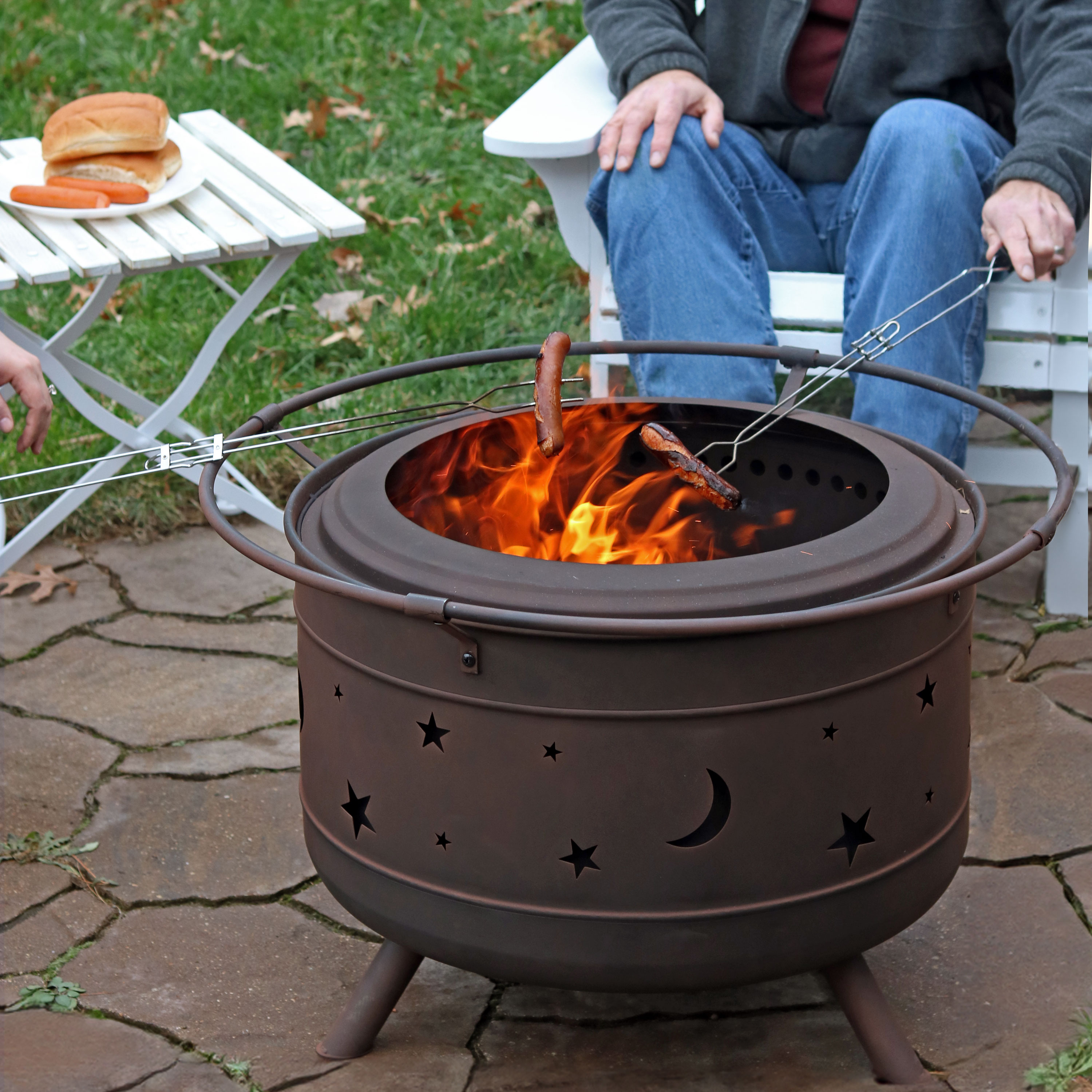 Sunnydaze Decor Cosmic Smokeless Fire Pit Nb-984 At Lowes.com