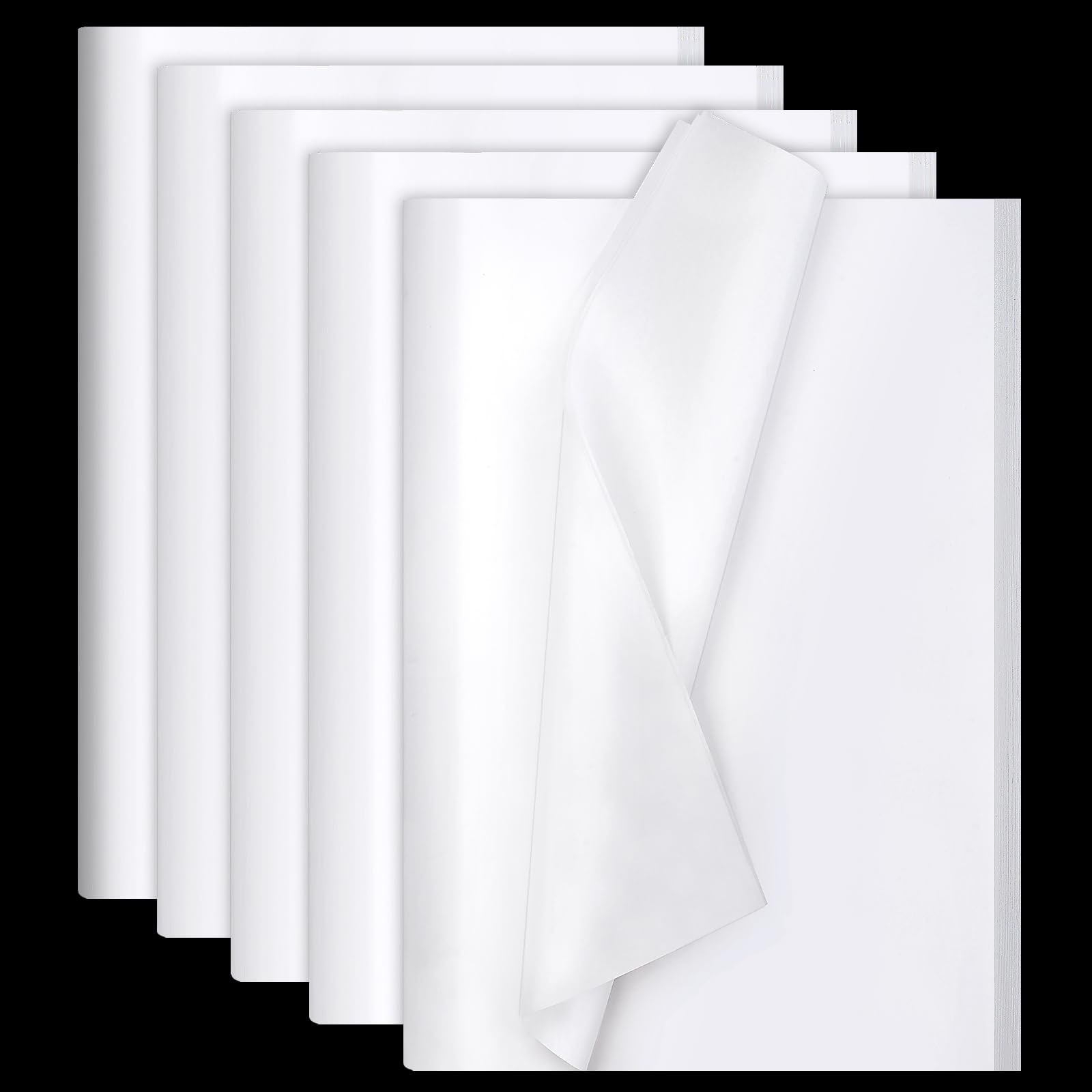 Afoxsos 140 Sheet White Tissue Paper 14 x 20 Inch for Gift Bags Wrapping Crafts DIY Projects Weddings Birthdays Party Decor Moisture Resistant #L05AF10072