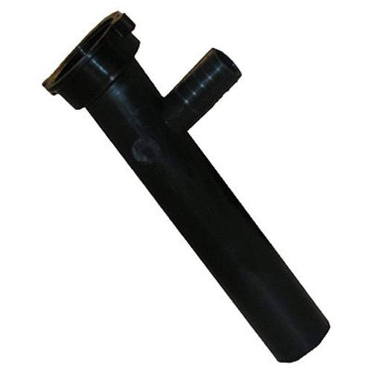 LASCO  03-4329 Black Plastic 1-1/2 x 8 Direct-Connect Branch Tailpiece with 7/8 Outlet