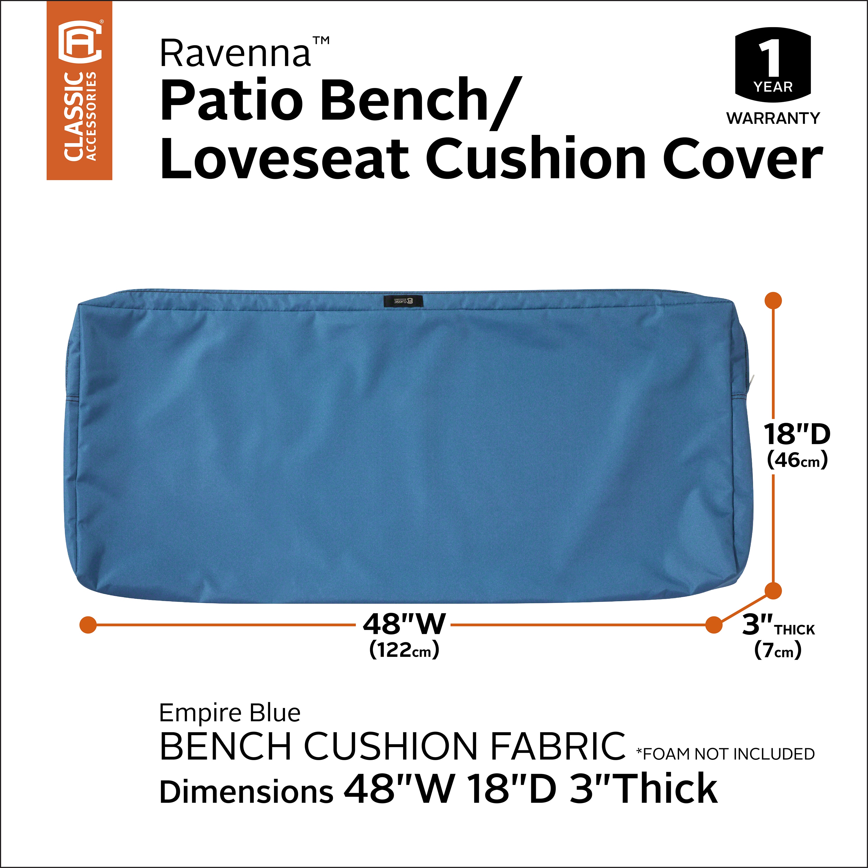 Classic Accessories 60-345-010501-RT Patio-Furniture-Cushions - View #3