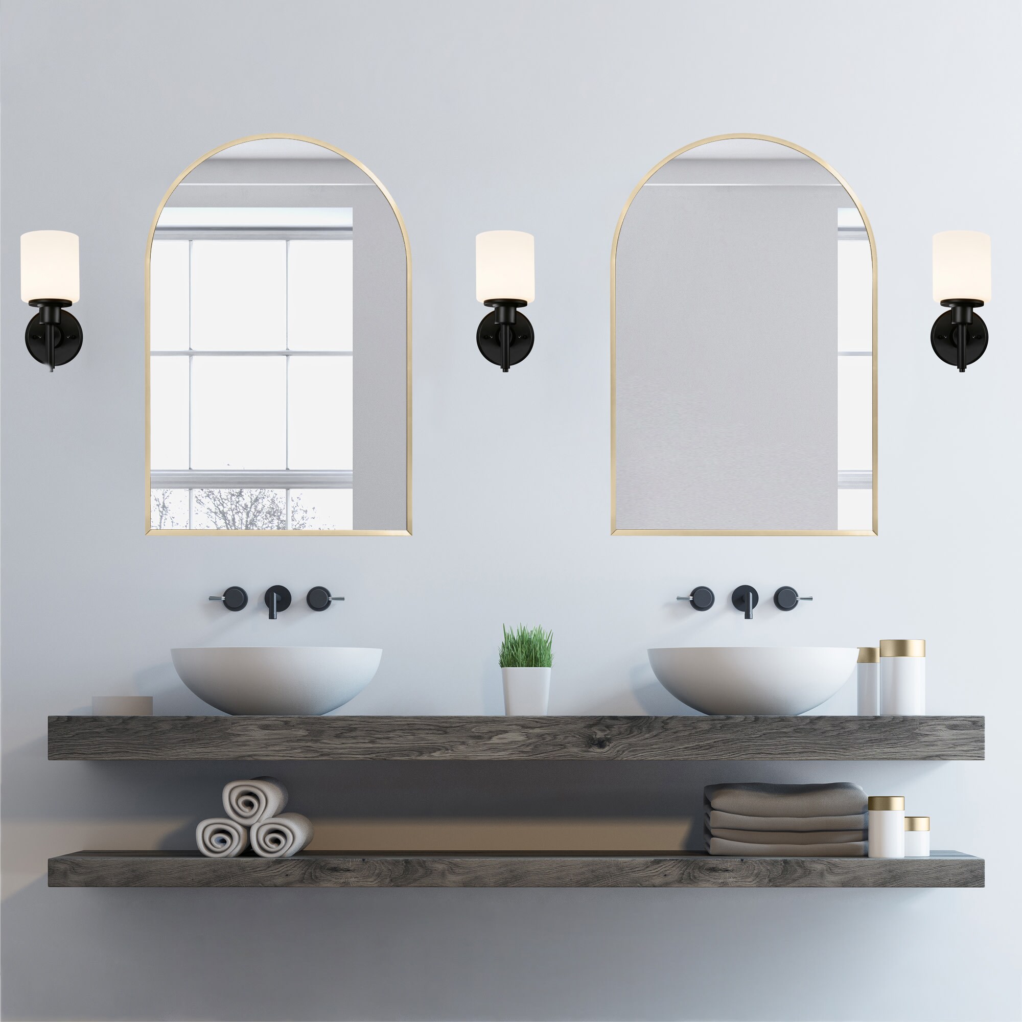 Design House 596726-GLD Framed-Bath-Mirrors - View #12