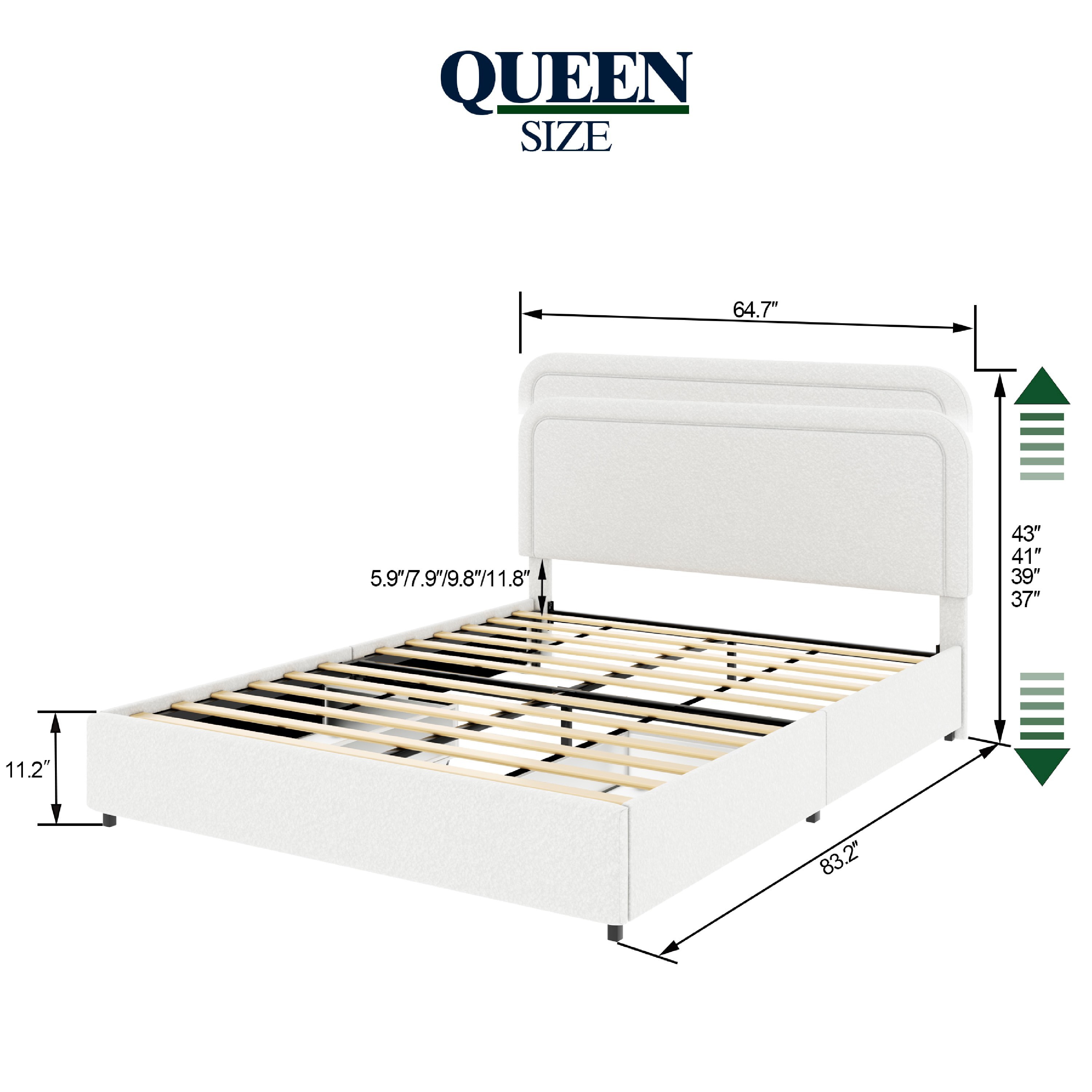 Benzara BM349660 beds - View #5