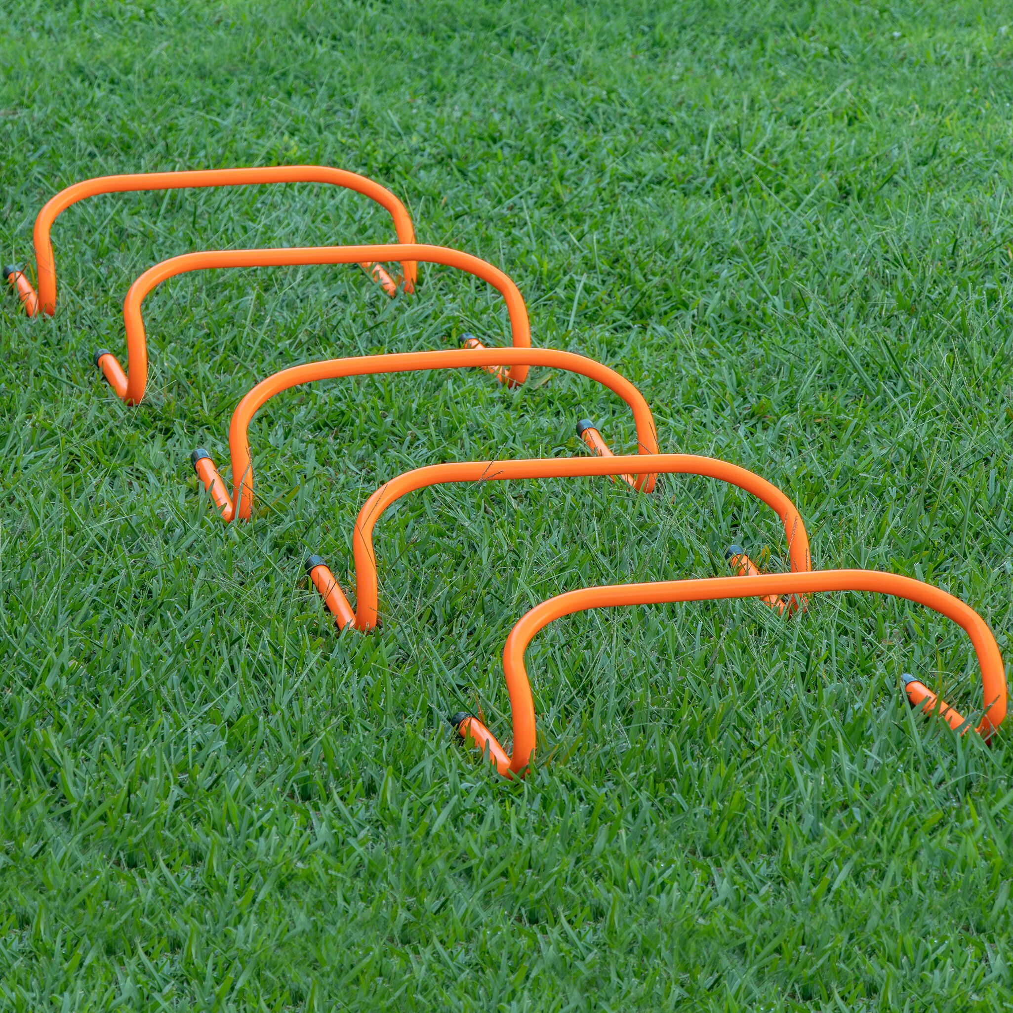 Trademark Innovations 20 in. Adjustable Hurdle Cone Set - 8 Cones