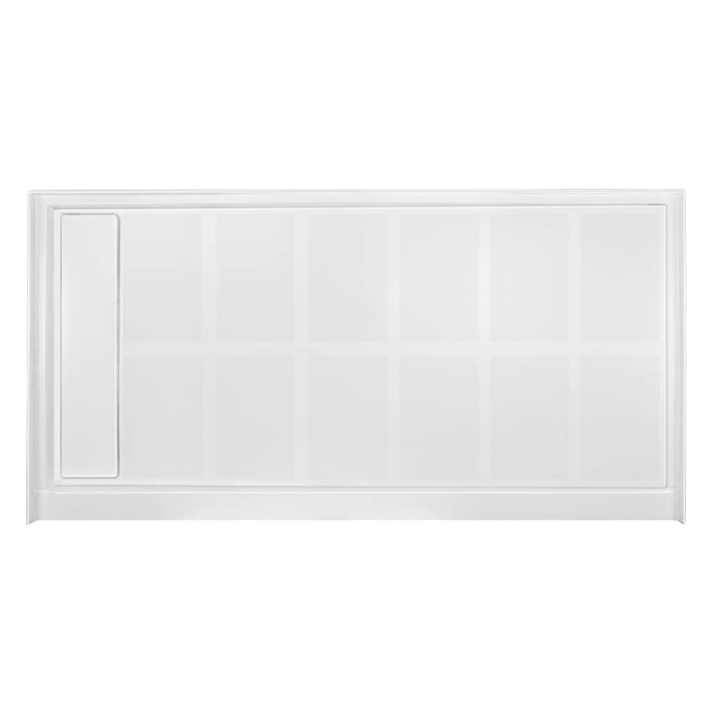 White Rectangular 60" x 36" Shower Base with Left Drain