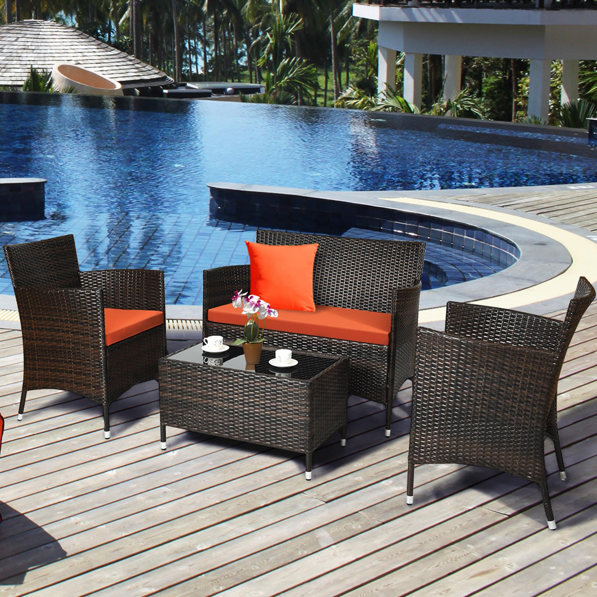 Costway LWS00027 Patio-Conversation-Sets - View #4