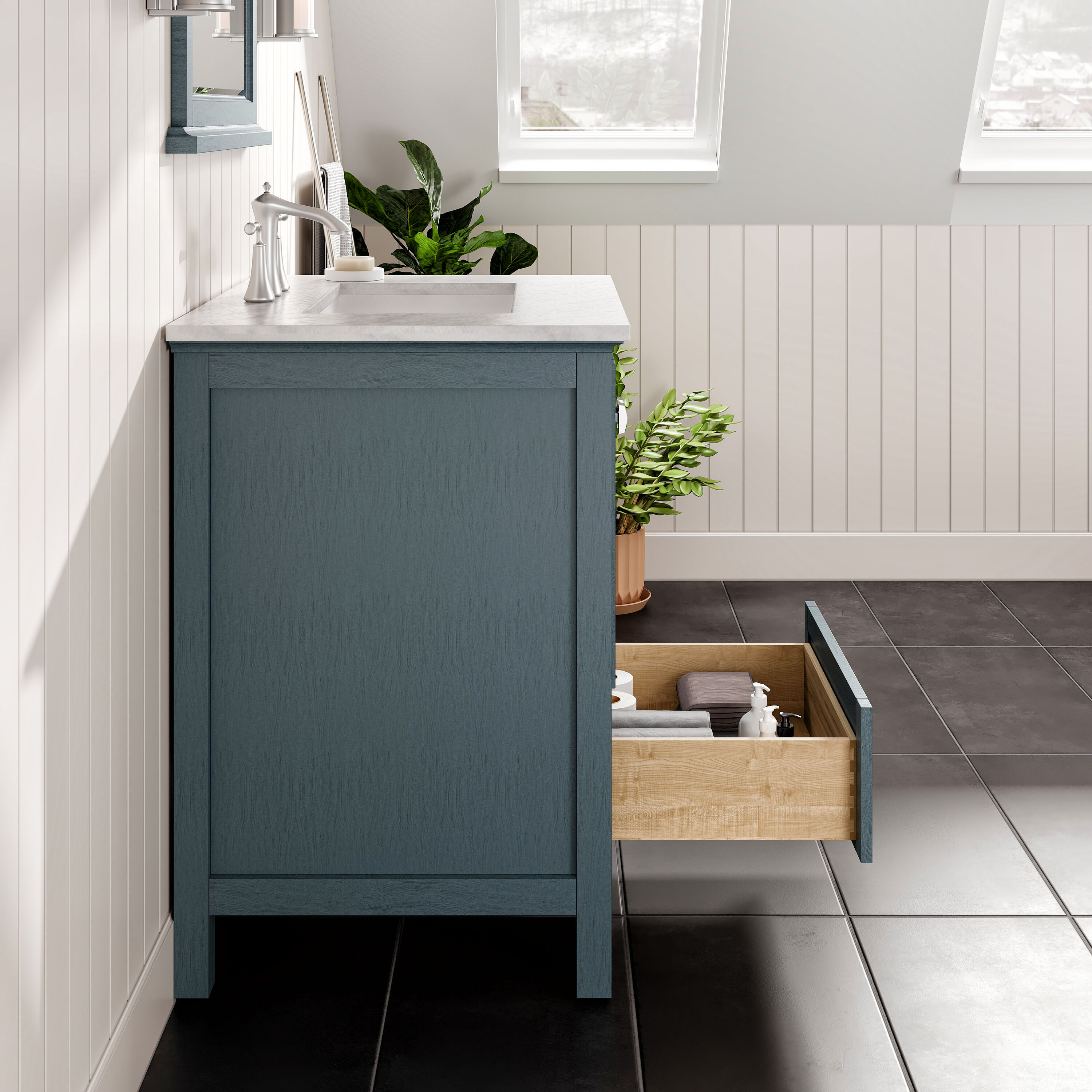 Eviva EVVN612-24AB Bath-Vanity-Combo - View #5
