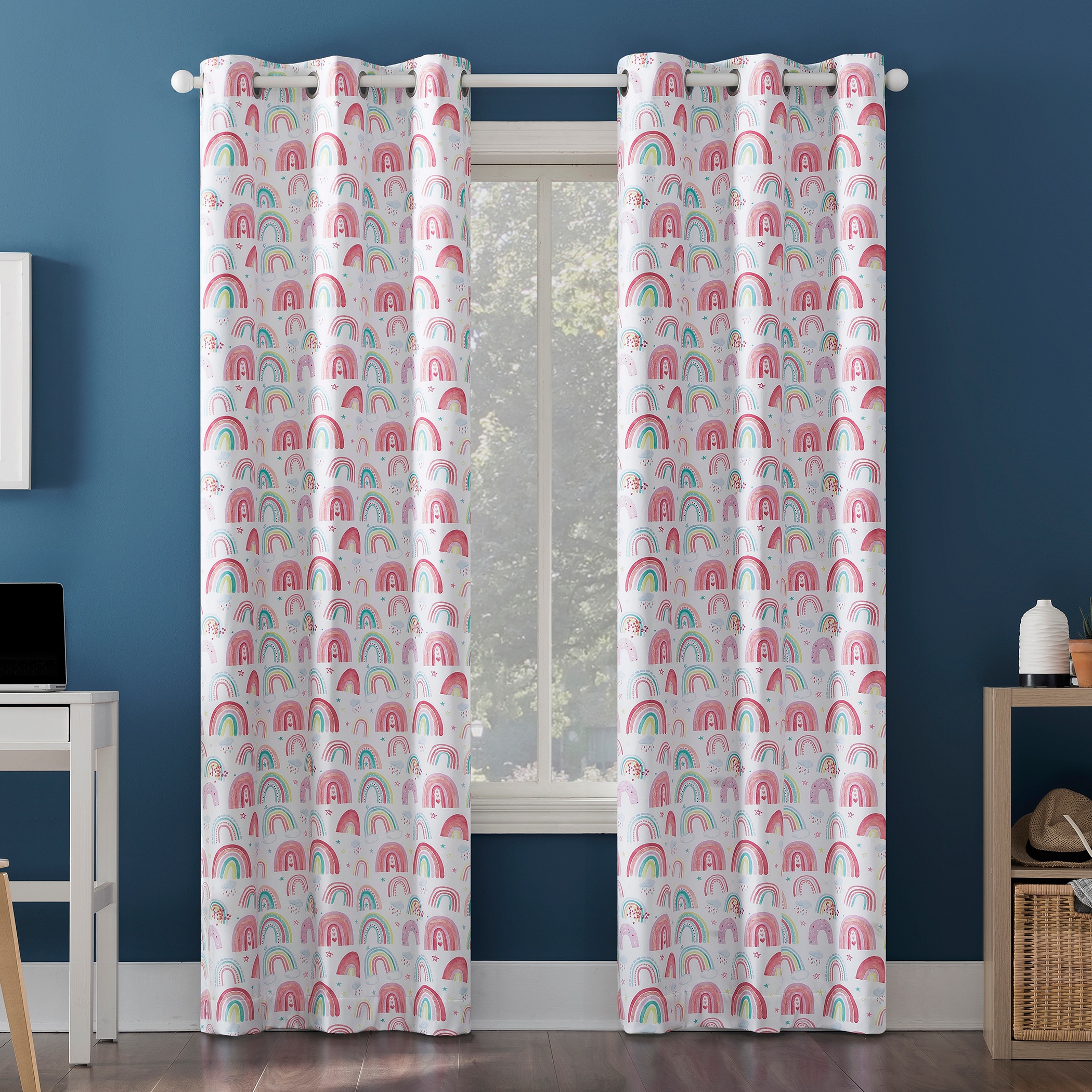Sun Zero 59933 63-Inches Multi Blackout Standard lined Grommet Single curtain panel