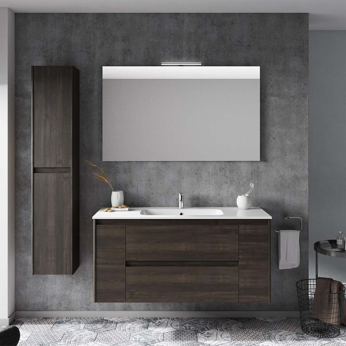 WS Bath Collections SLIM 120 Bath-Sink - View #3