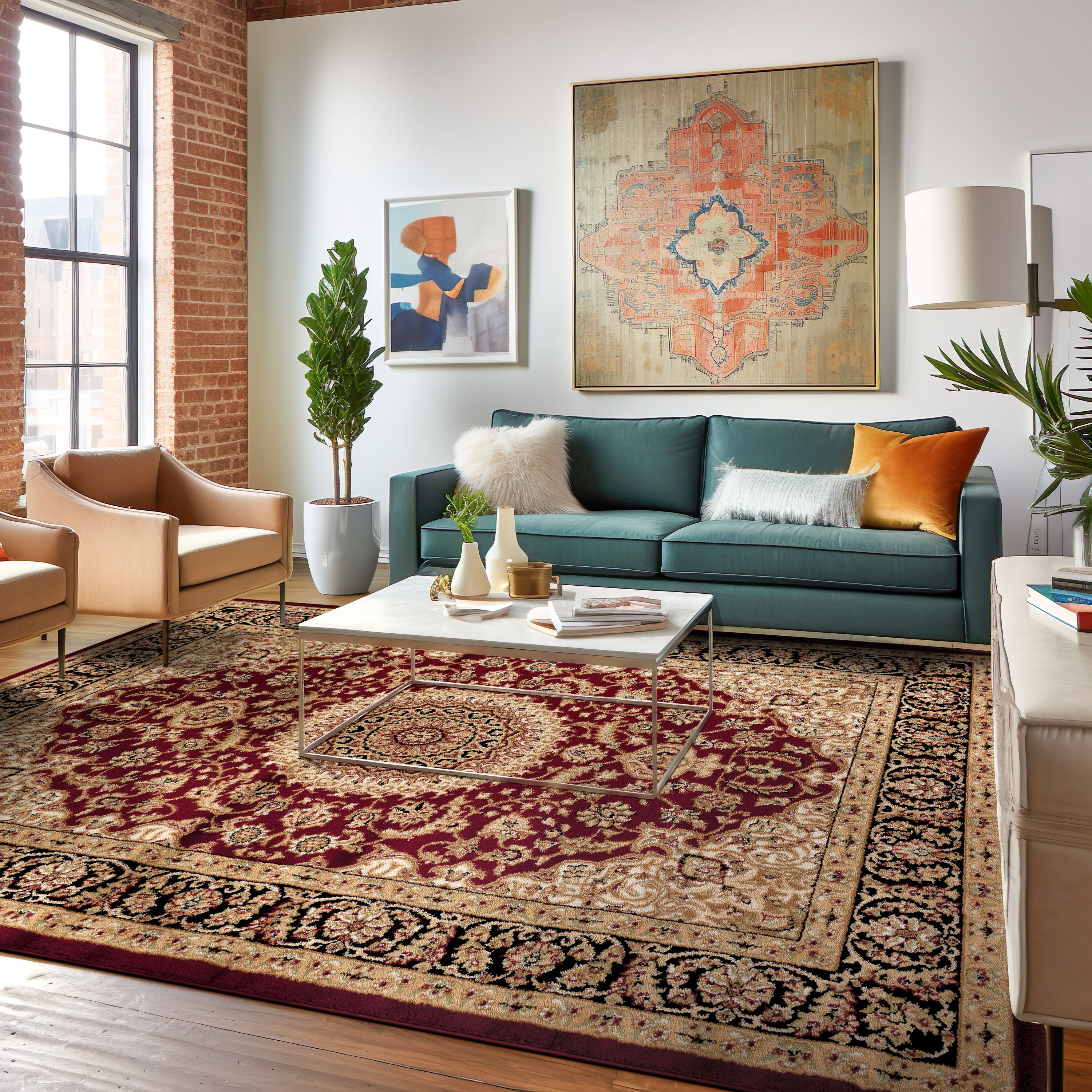 World Rug Gallery 101 BURG 8X10 rugs - View #14