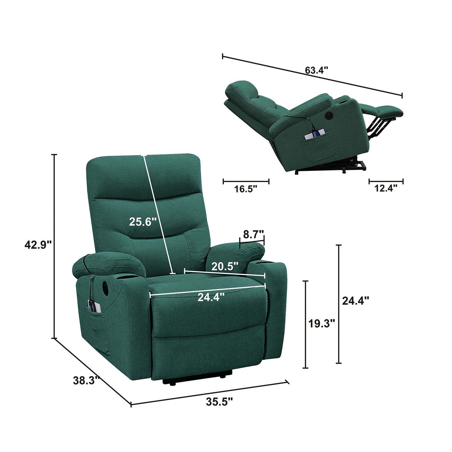 JASMODER W820S00006 recliners - View #5