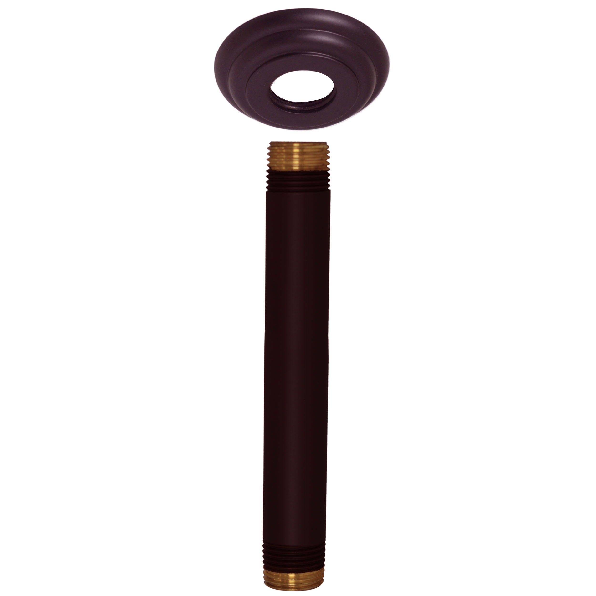 WESTBRASS D3606A-12 Oil rubbed bronze 6-Inches Universal Shower Shower arm 0.5-Inches -ID