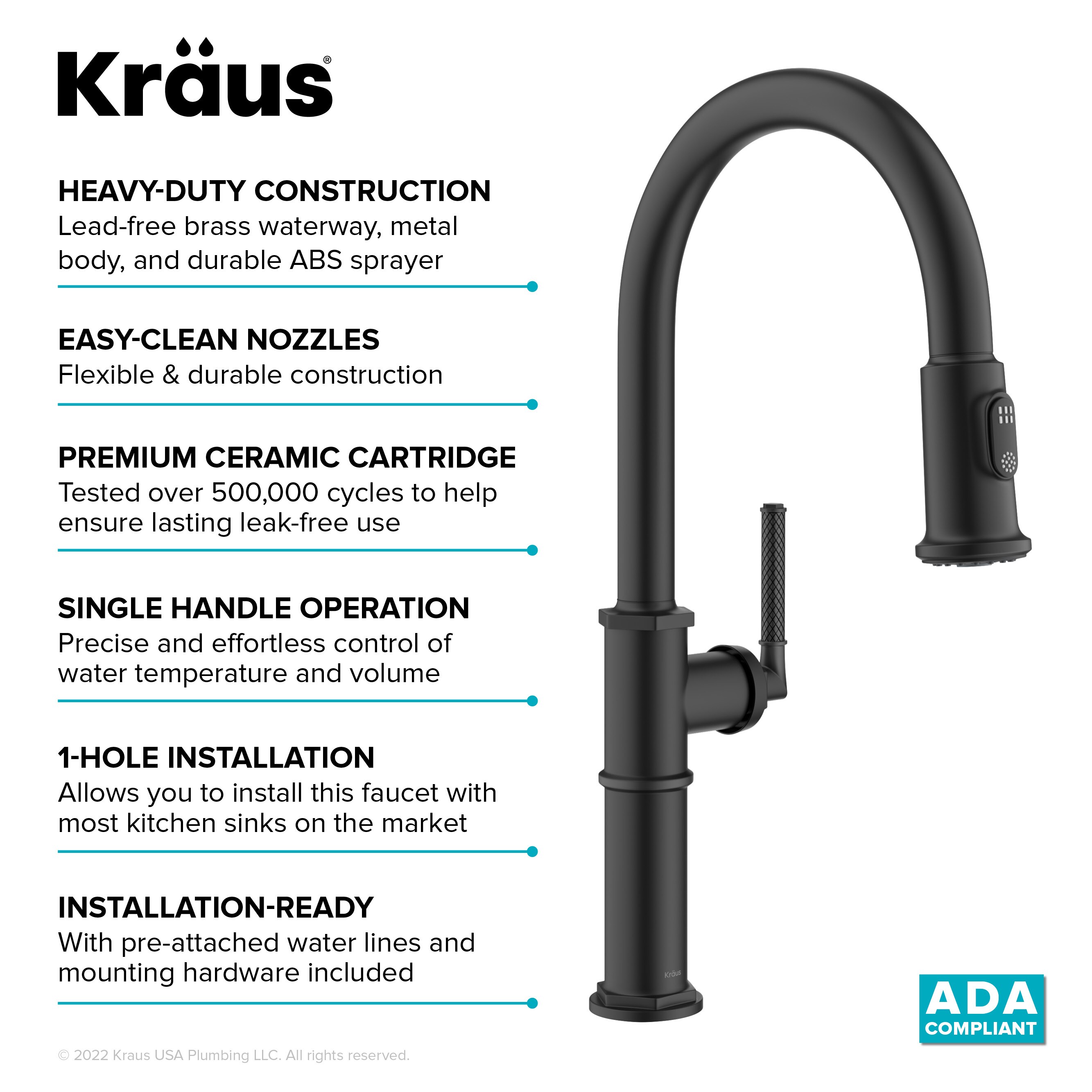 Kraus KPF-4100MB Kitchen-Faucets - View #12