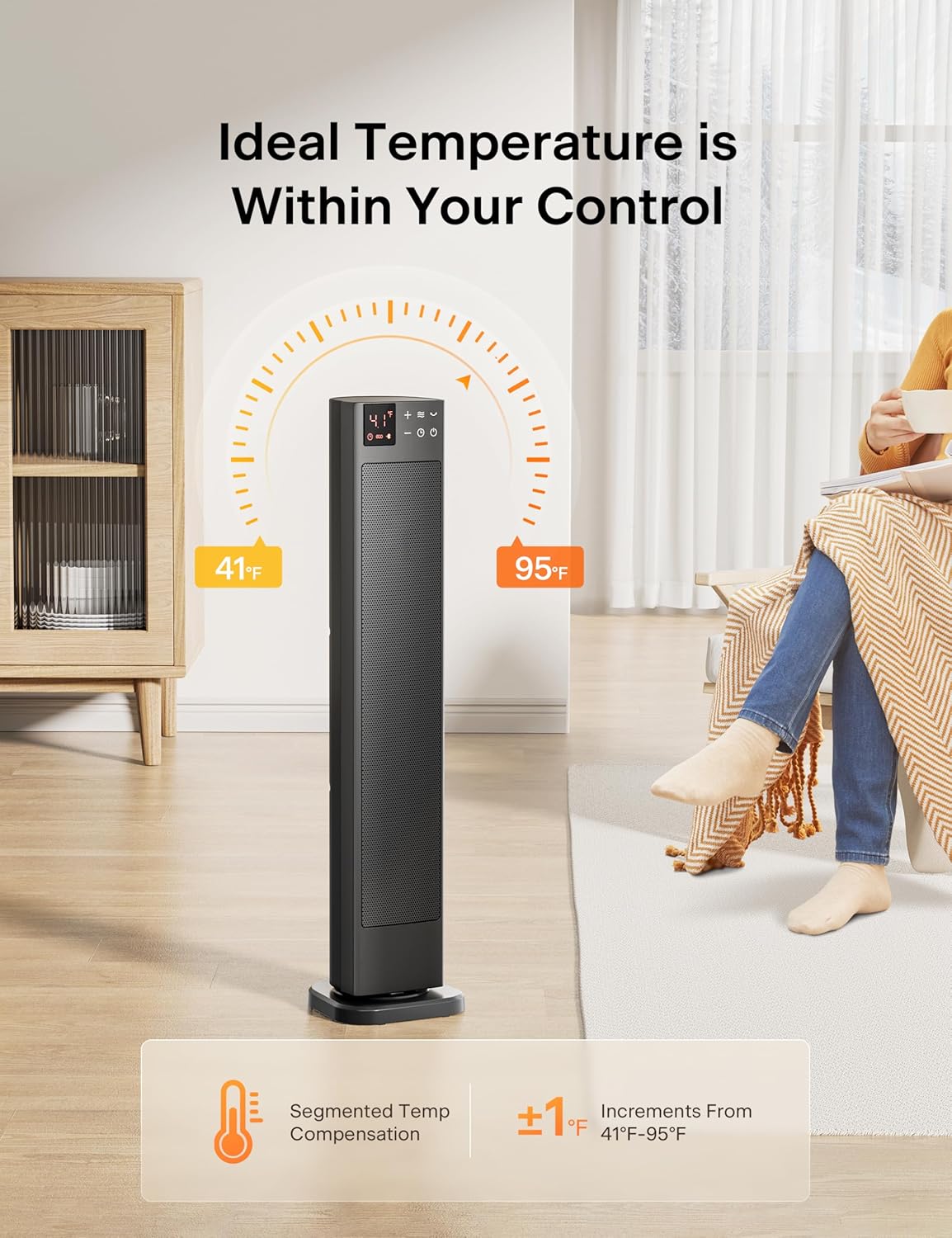 PELONIS PHF15RSAPH30 Portable-Electric-Heat - View #6