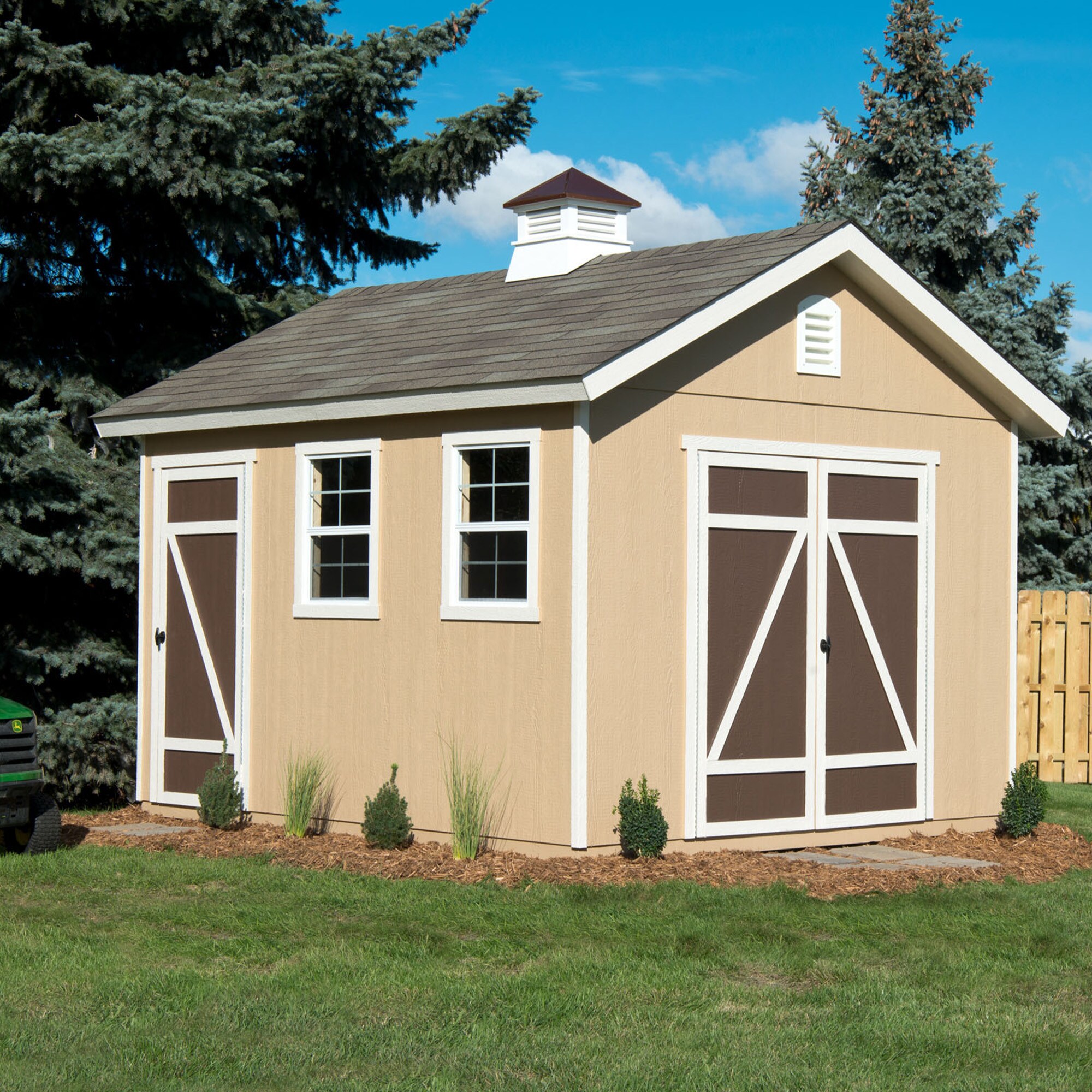 Heartland 10-ft X 12-ft Hillsdale Gable Engineered Storage Shed (floor 