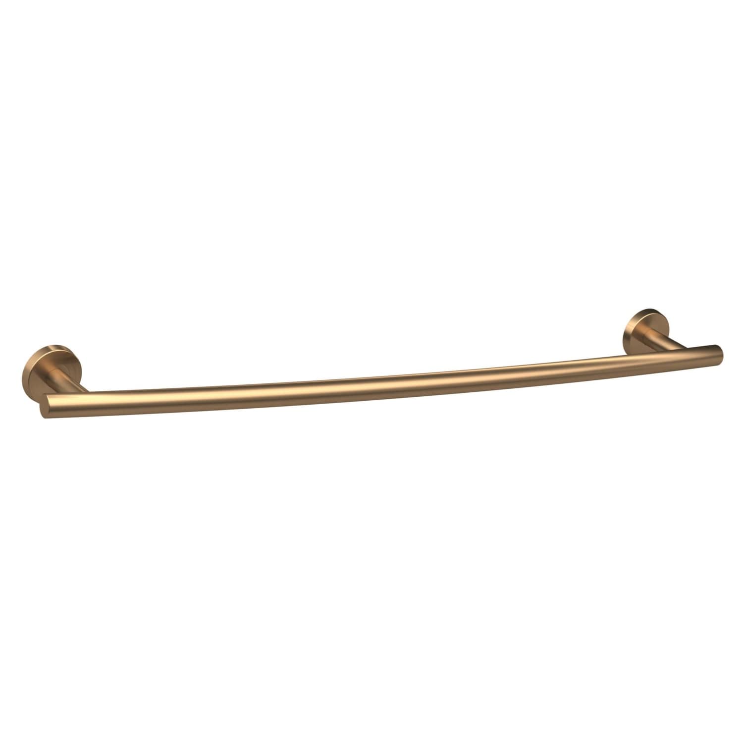 Amerock BH26544BBZ Arrondi#8482 24-in Golden Champagne Wall mount Single Towel Bar