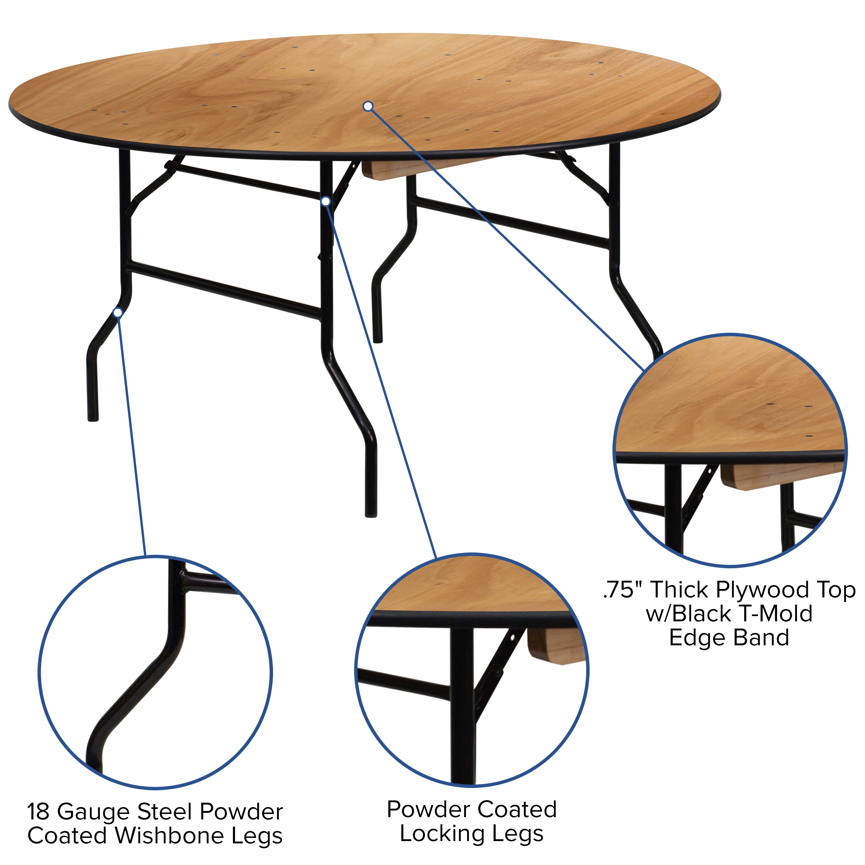 Flash Furniture 847254008884 Folding-Tables - View #5