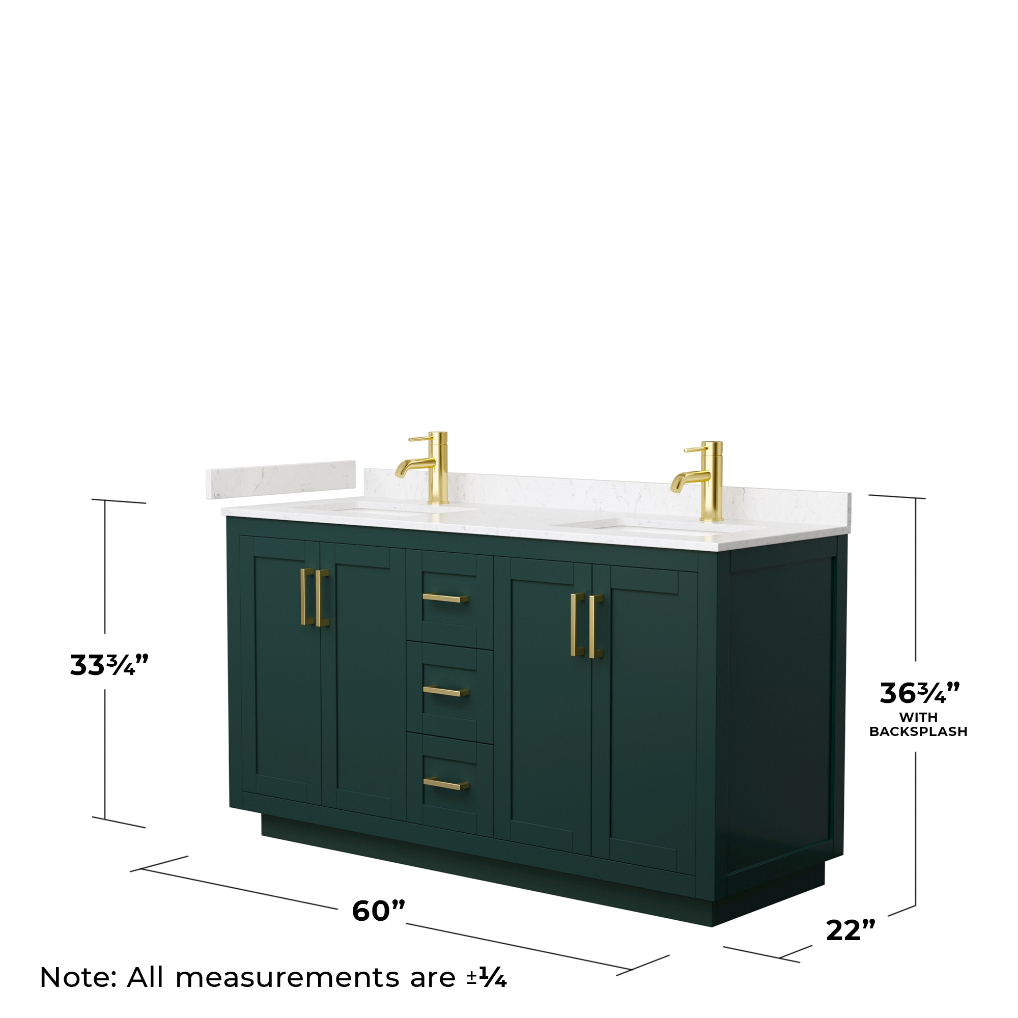 Wyndham Collection WCF292960DGDC2UNSMXX Bath-Vanity-Combo - View #5