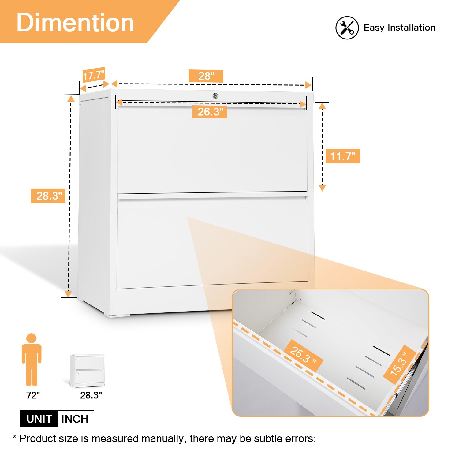 CASAINC TR-WF192106KAA Filing-Cabinets - View #6