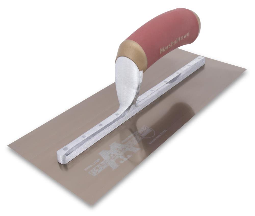 Marshalltown 11 In Golden Stainless Steel Finishing Concrete Trowel In