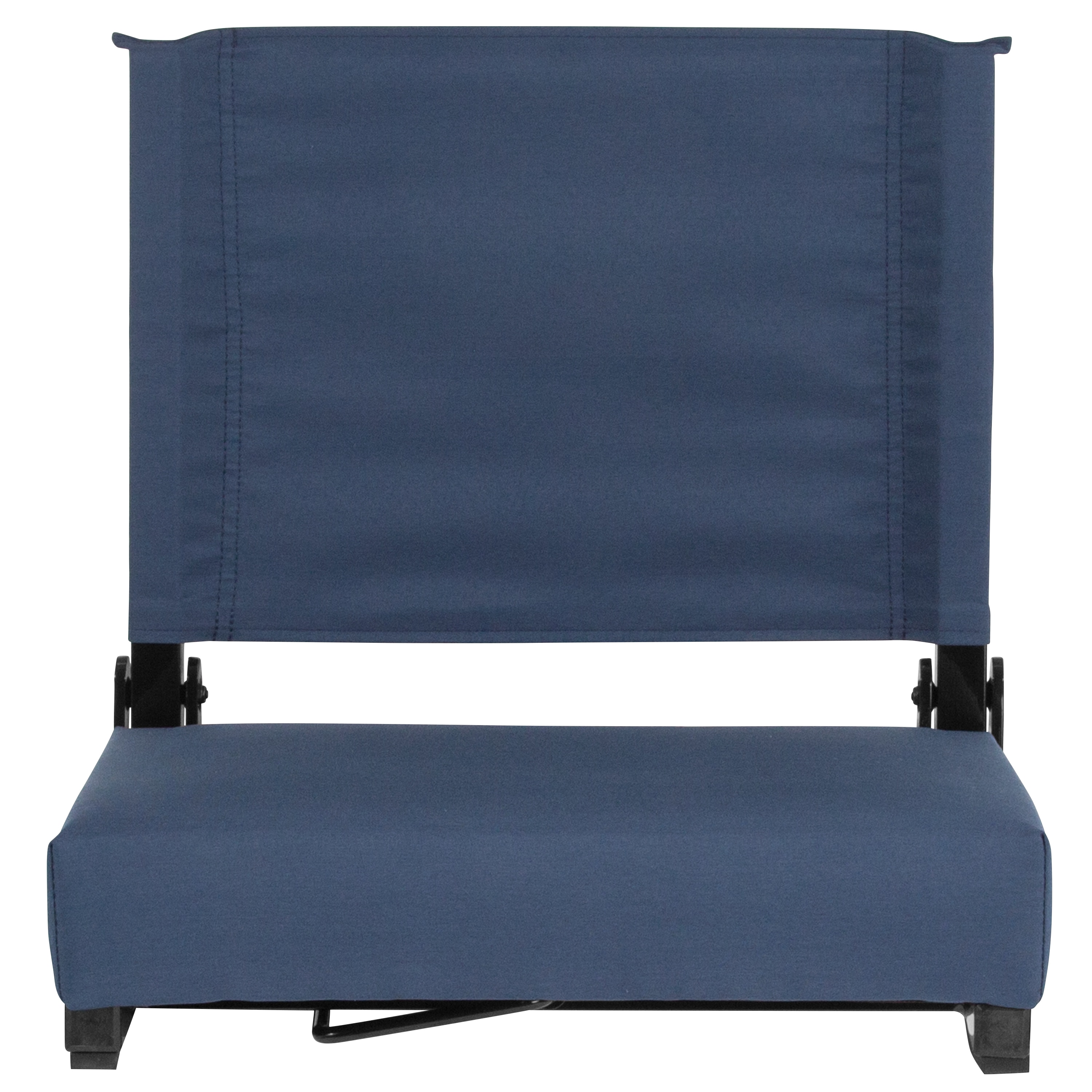 Folding Stadium Seat Cushion for Bleachers Navy / A