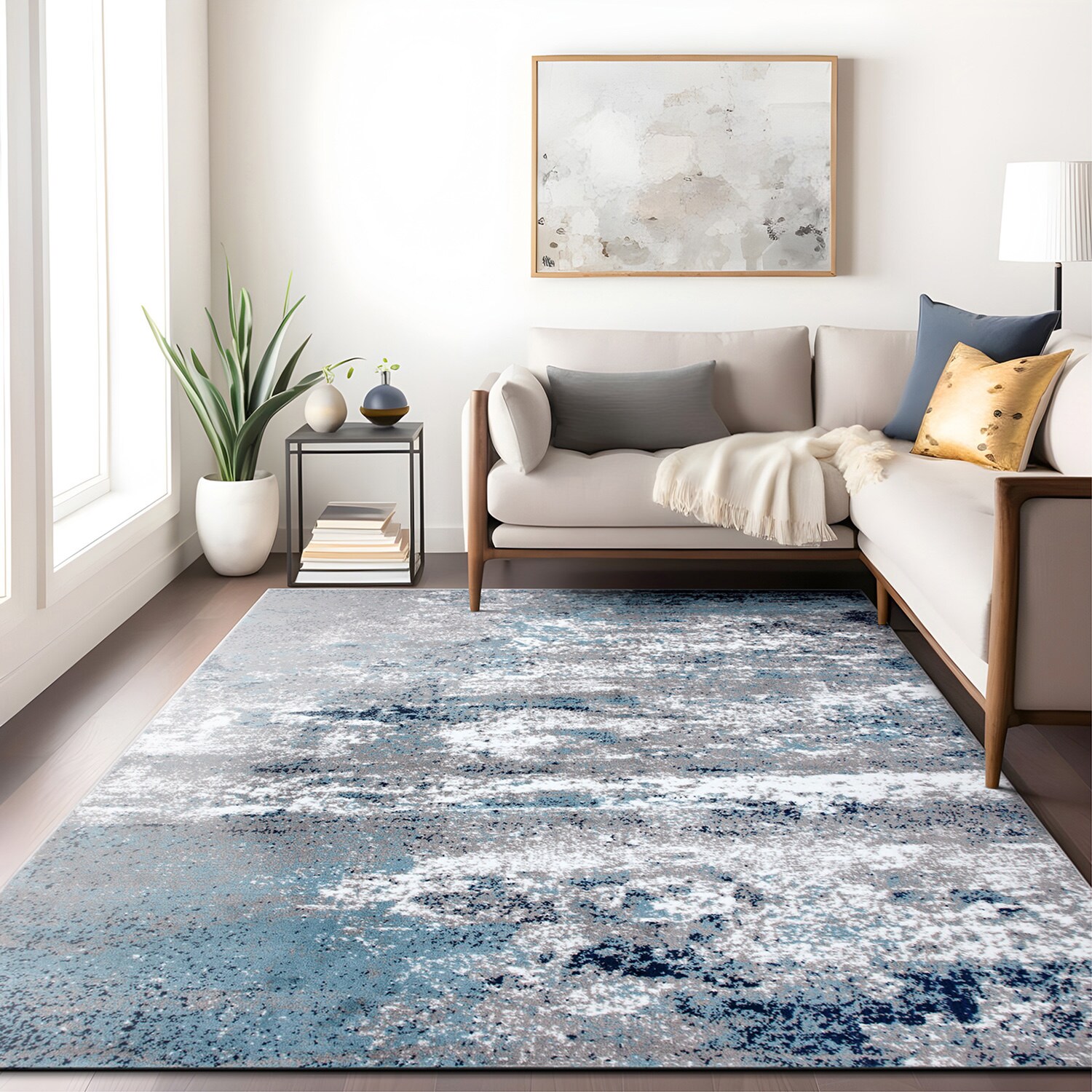 World Rug Gallery 928BLUE5X7 rugs - View #8