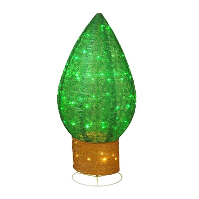 Gerson International 5.5 inch Dancing Light Bulb Christmas Ornament