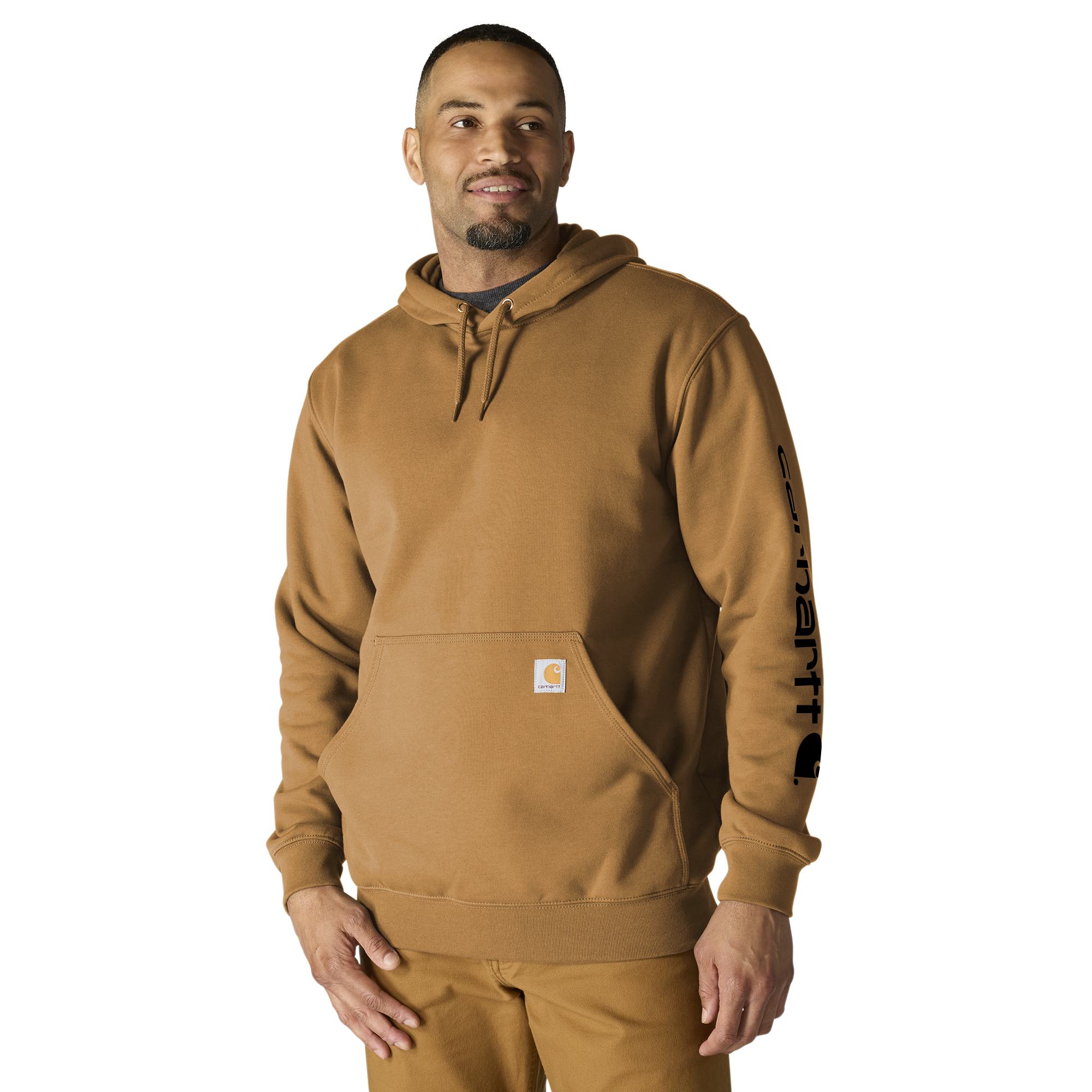 Carhartt Men's Medium Weight Fleece Long Sleeve Graphic Sweatshirt and Hoodie