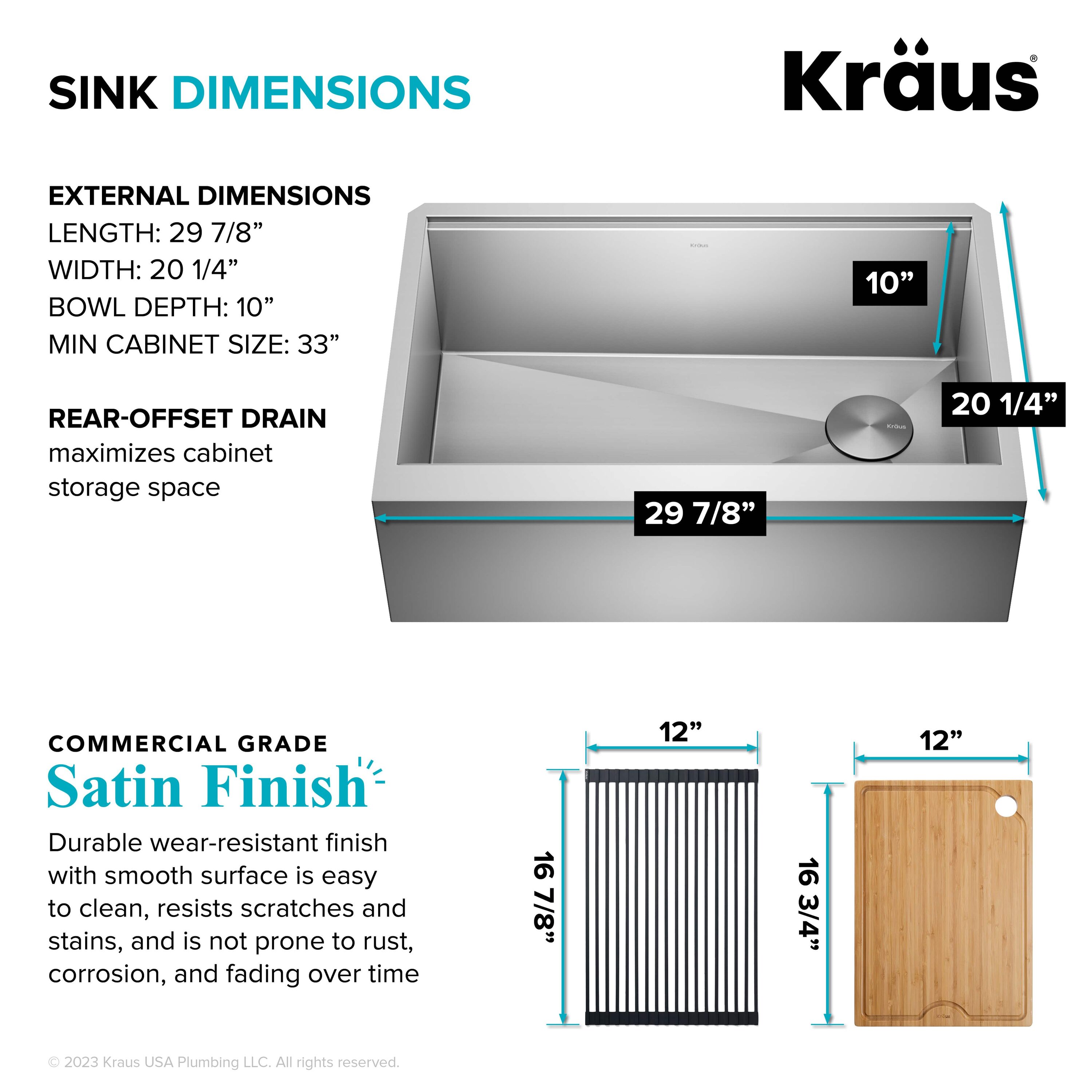 Kraus KWF410-30 Kitchen-Sinks - View #5