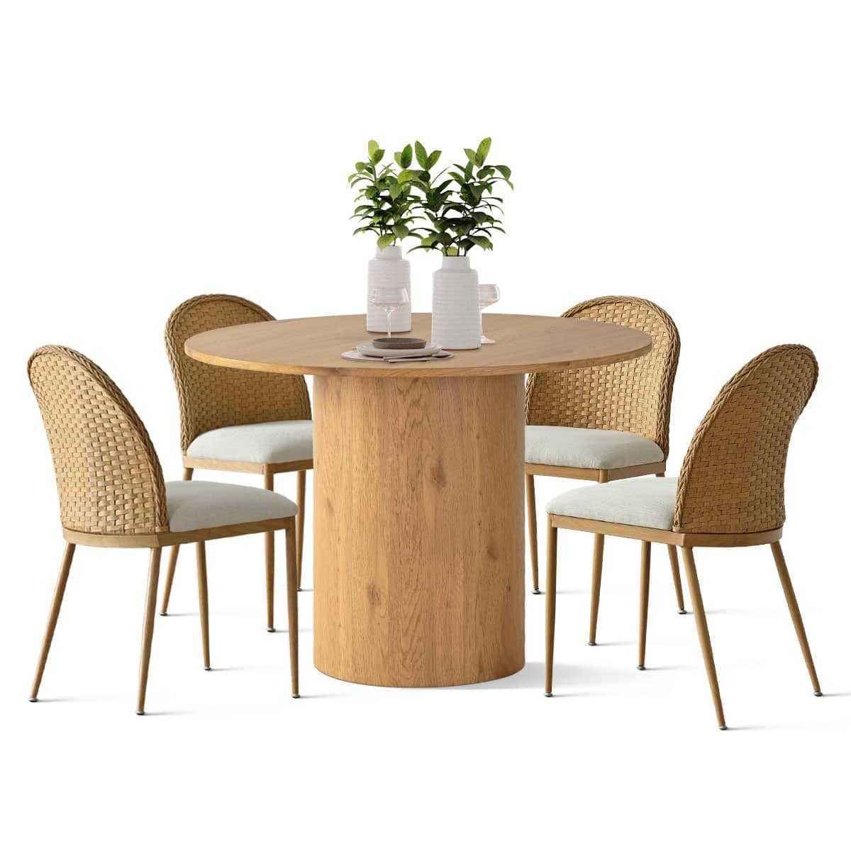 Maison Boucle MUSK-OAK+BARCELONA-4 Dining-Sets - View #4