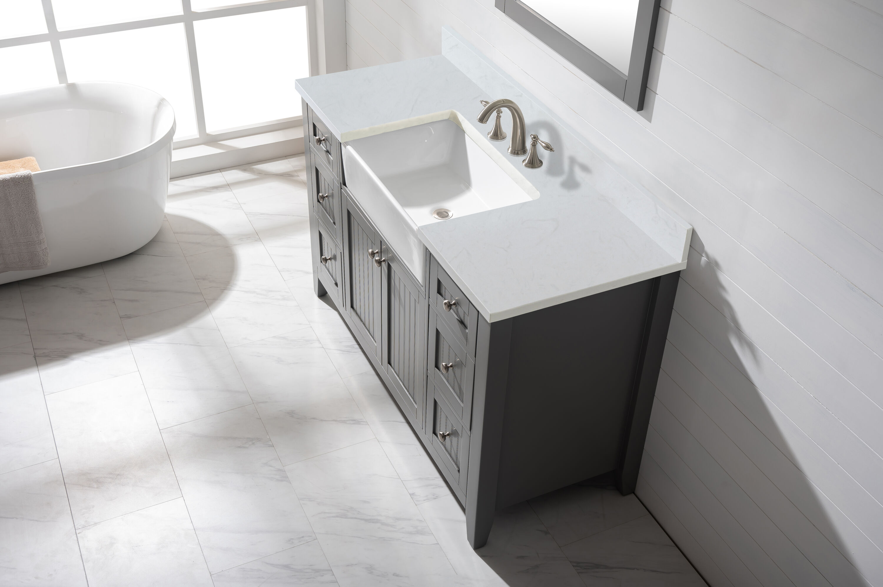 Design Element BK-54-GY Bath-Vanity-Combo - View #4