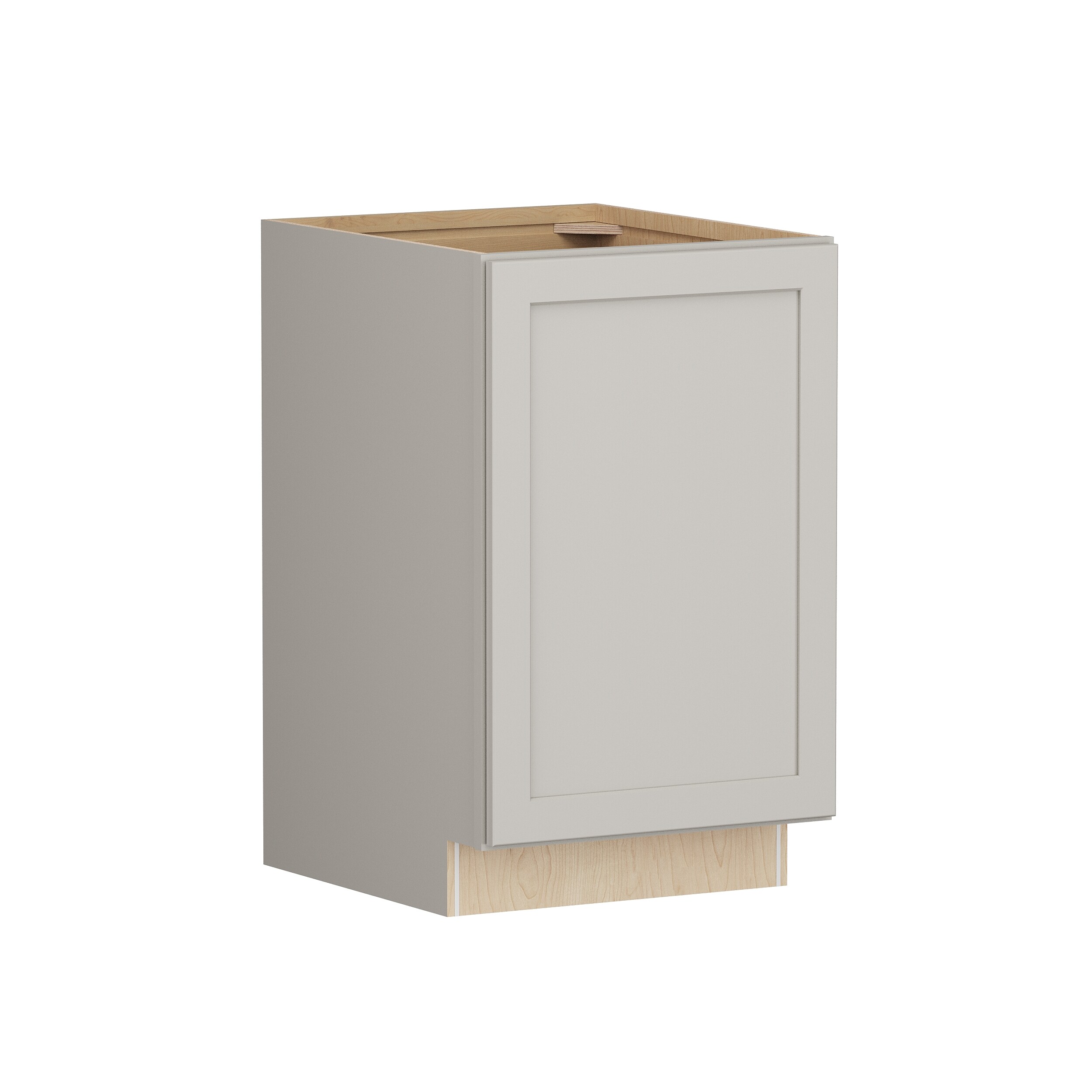 Shenandoah PRO Express Breckenridge 21-in W x 34.5-in H x 24-in D Linen Partial Overlay Base Fully Assembled Plywood Cabinet (Recessed Panel Shaker Door Style)