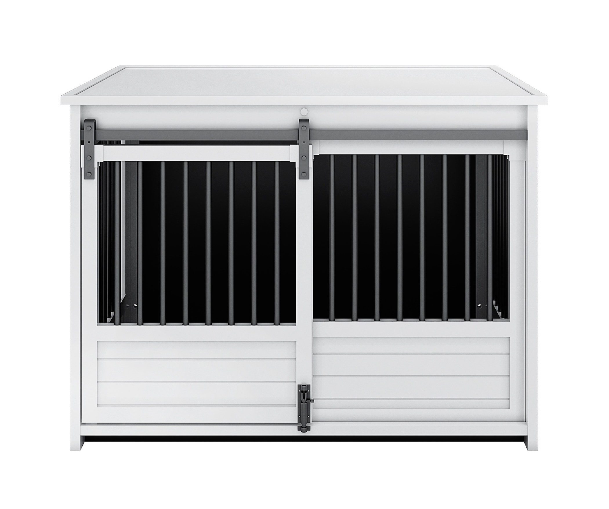 New Age Pet EHDBD10-04L Large (41 - 65 lbs.) Composite Dog Crate Indoor ( 3.13-Feet L x 2.25 W x 2.29-Feet H )