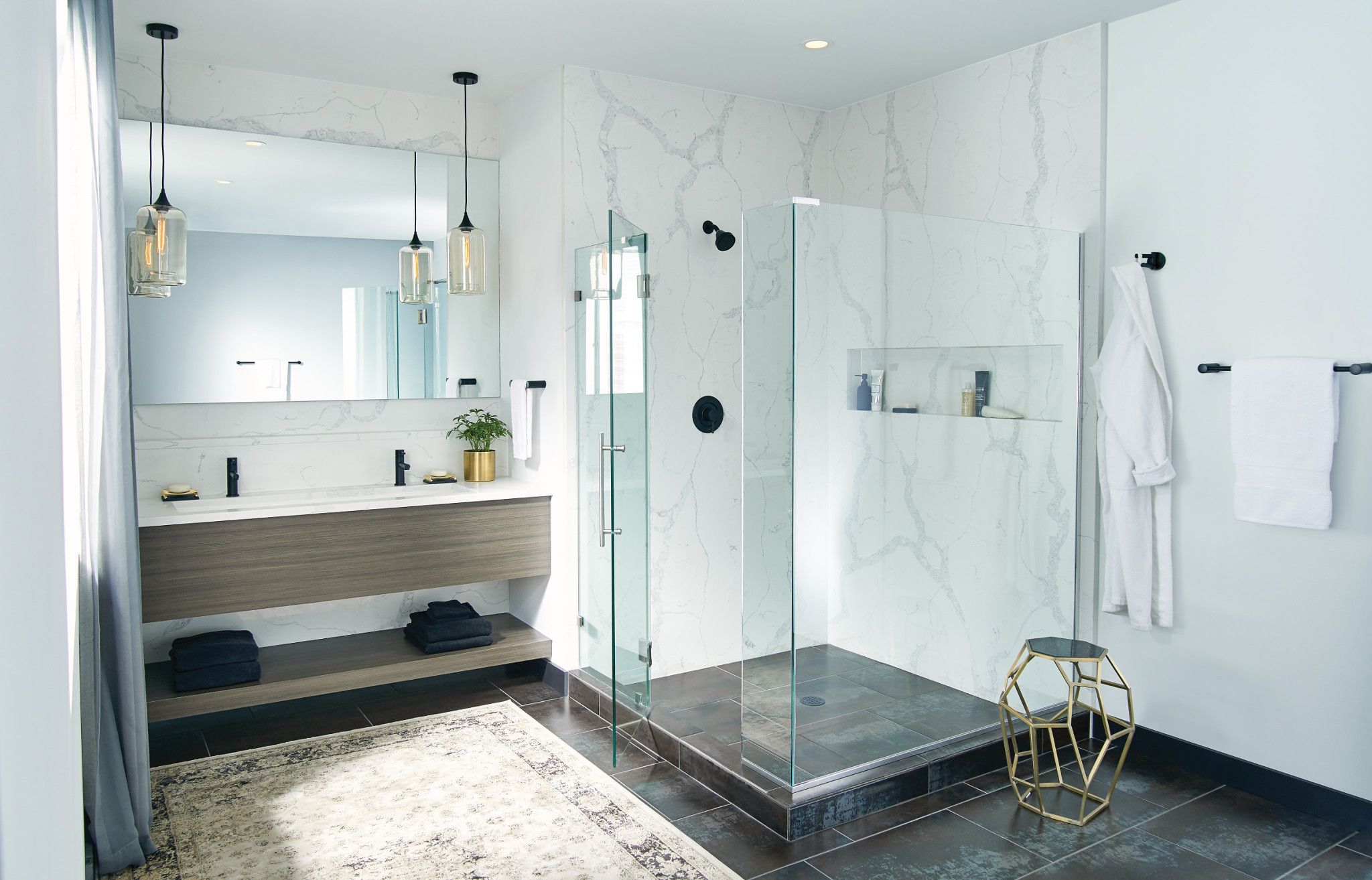 Moen 6399EP15BL Fixed-Showerhead - View #3