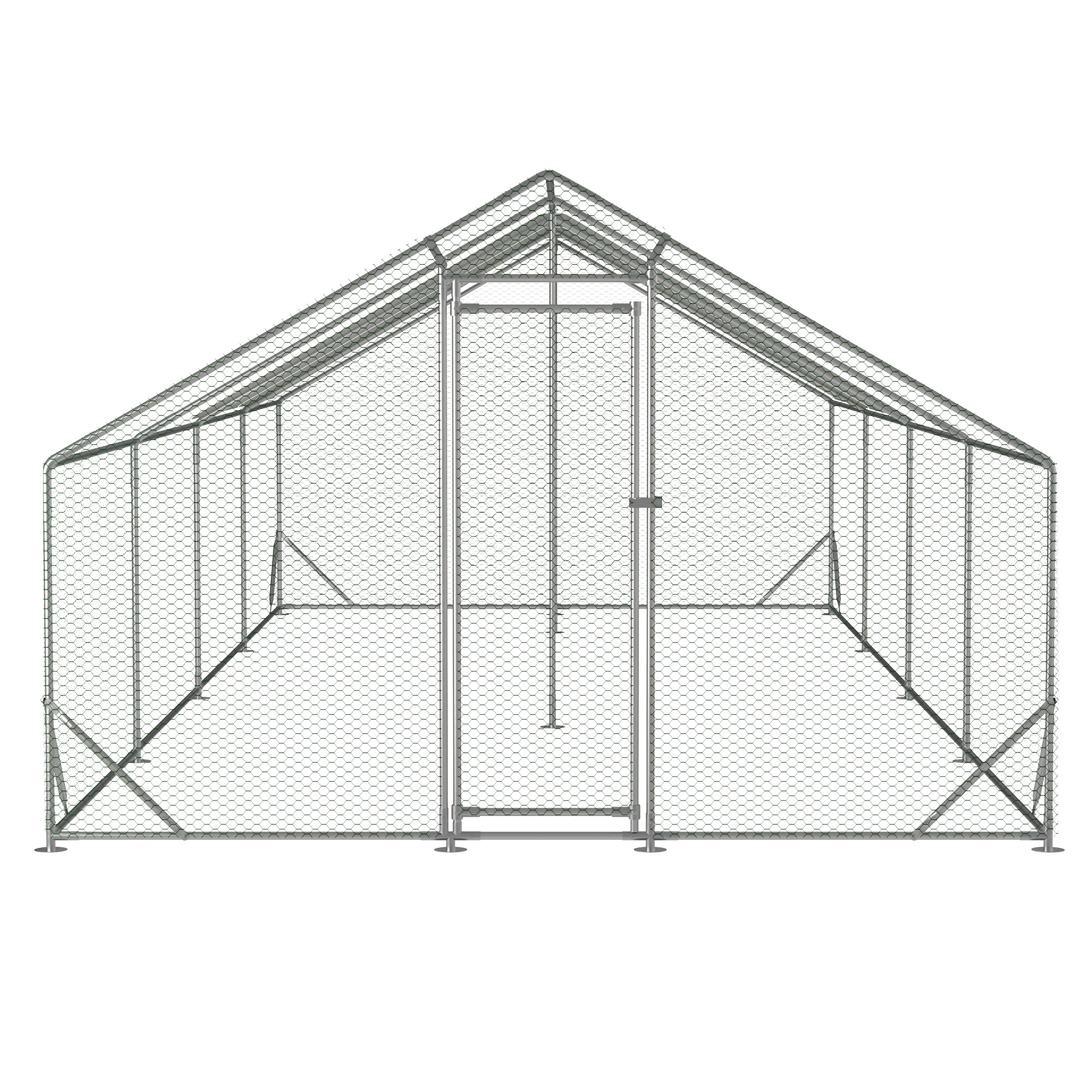 Kahomvis CX-QPW1-0011 Chicken-Coops-Rabbit-Hutches - View #2