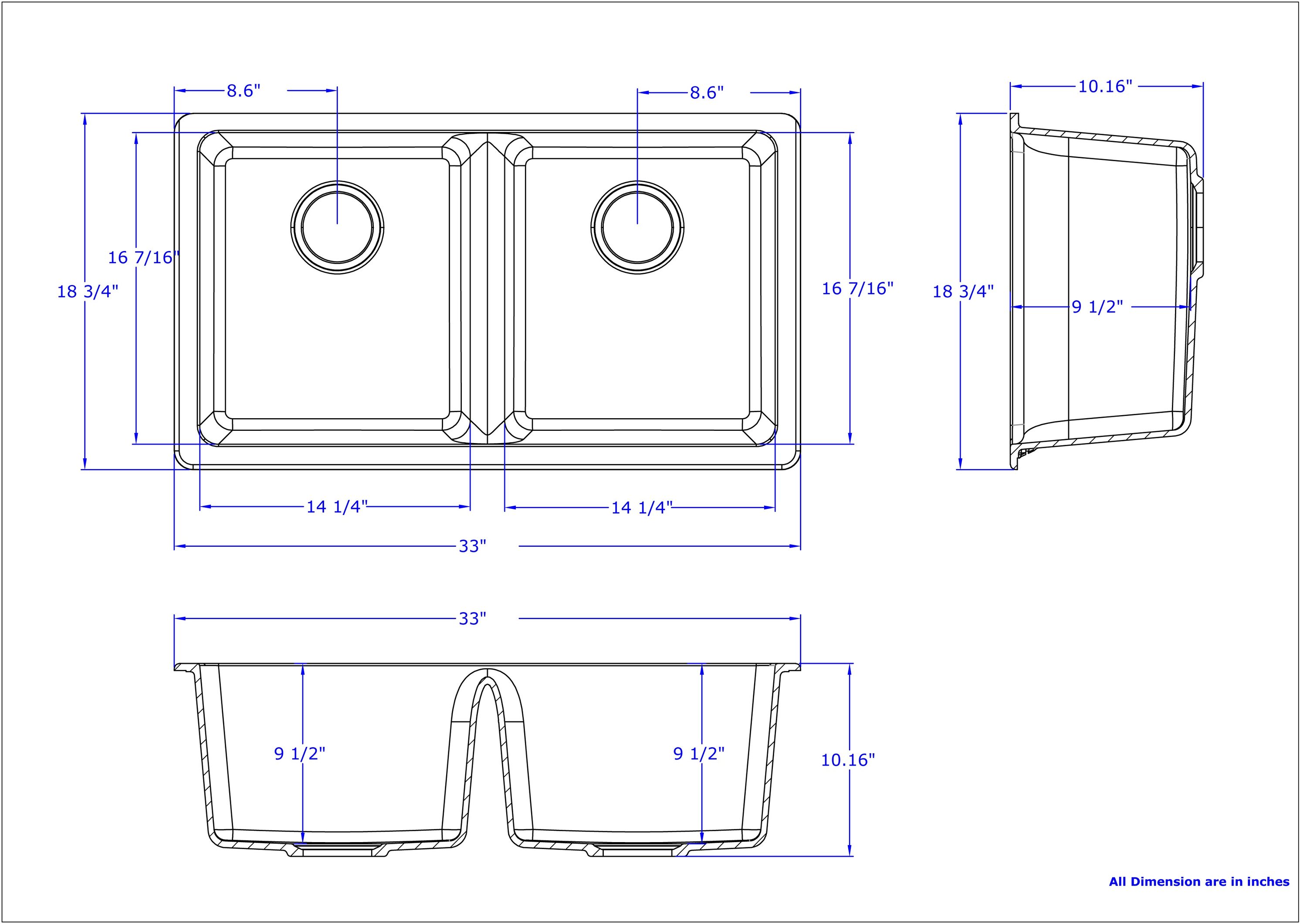 Winflo LGBL0306 Kitchen-Sinks - View #6