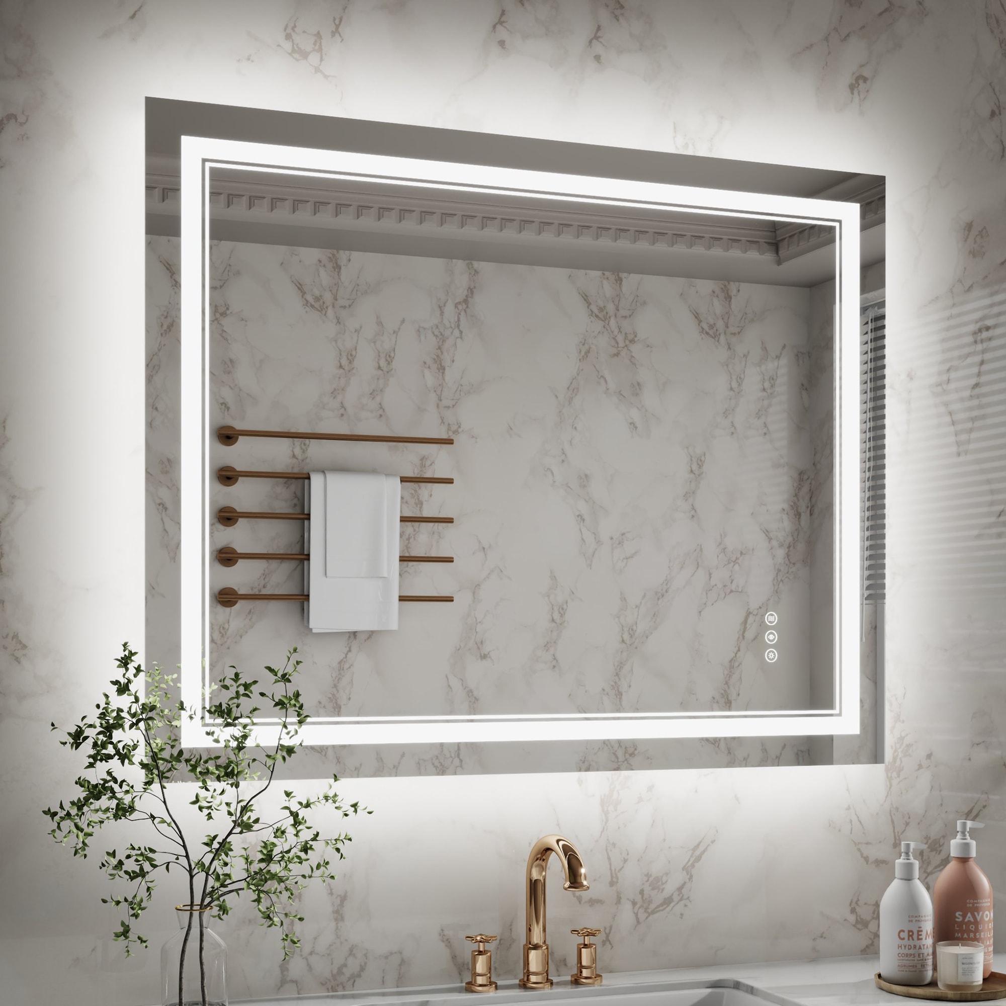 ExBrite JQBM2436FB3D Framed-Bath-Mirrors - View #16