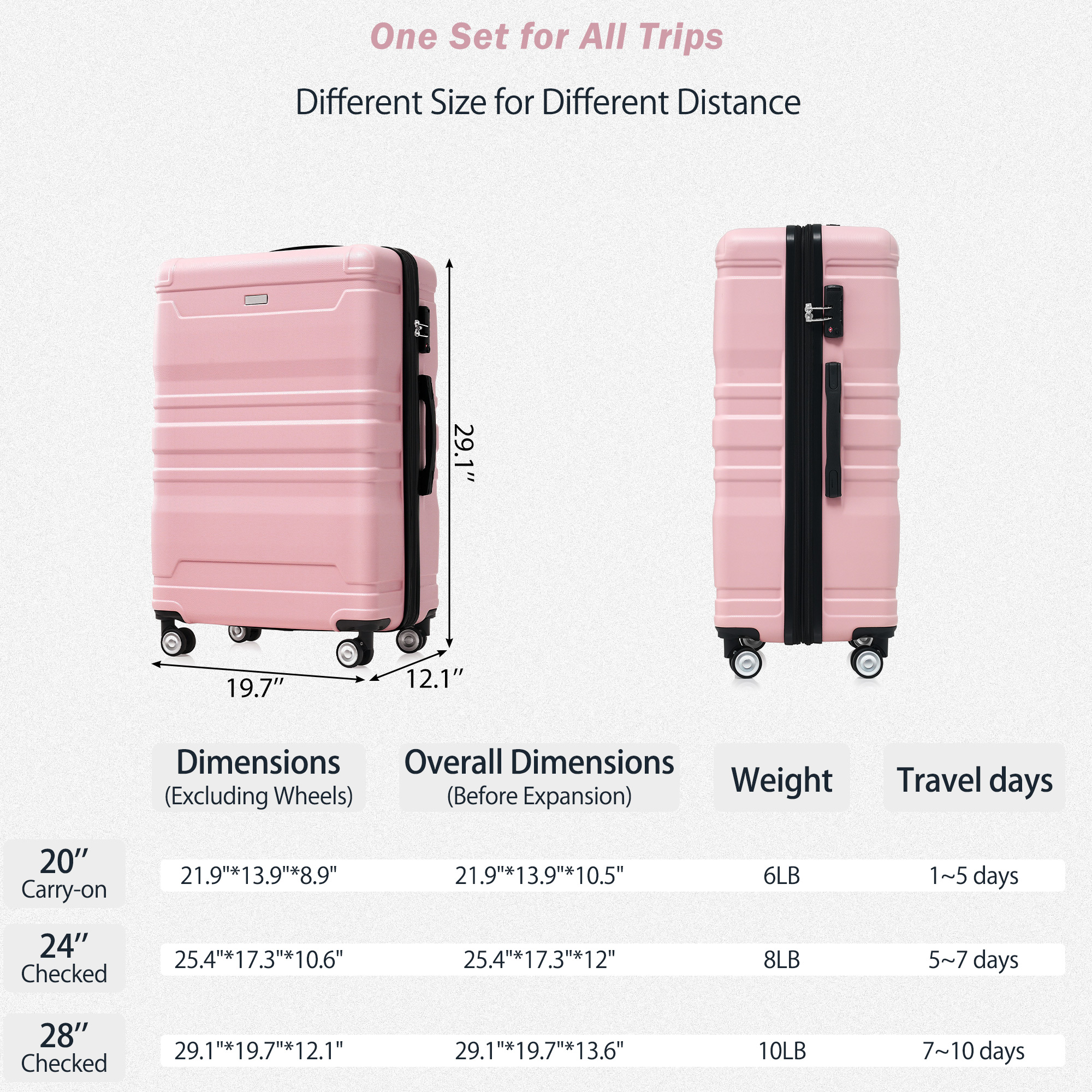 Flynama L-310829AAB Luggage-And-Luggage-Sets - View #3
