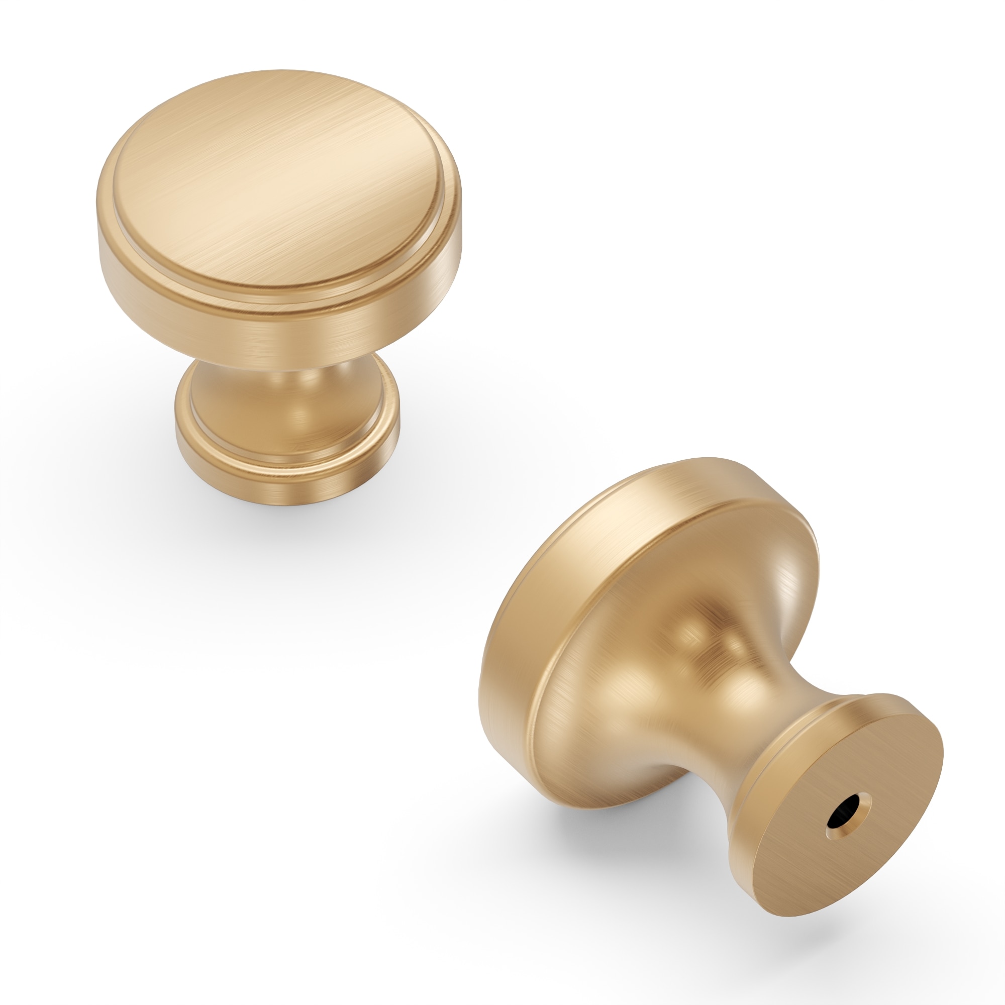Belwith Keeler B077459-CBZ Brownstone 1-1/4-in Champagne Bronze Round Transitional Cabinet Knob