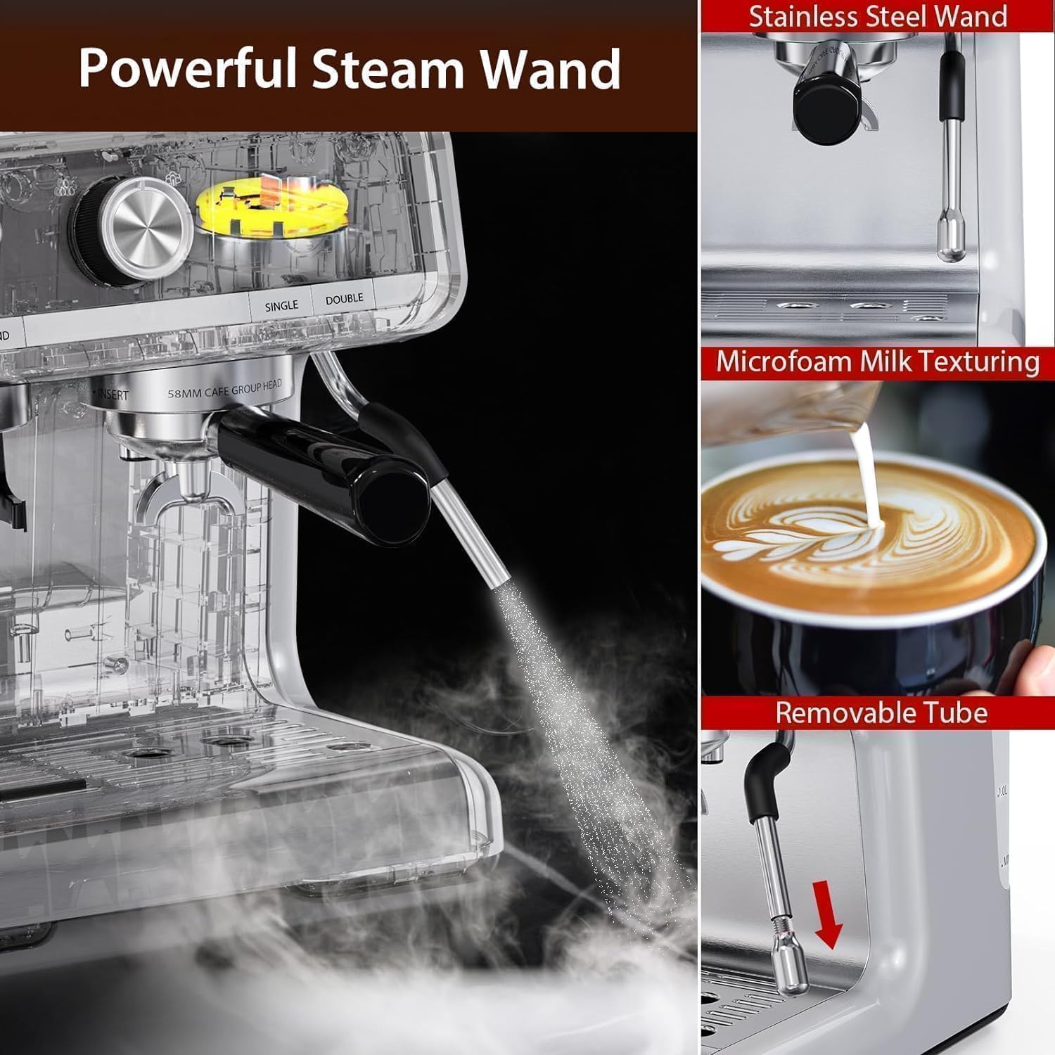 Garvee GWPHO-11BBF56P Espresso-Machines - View #2