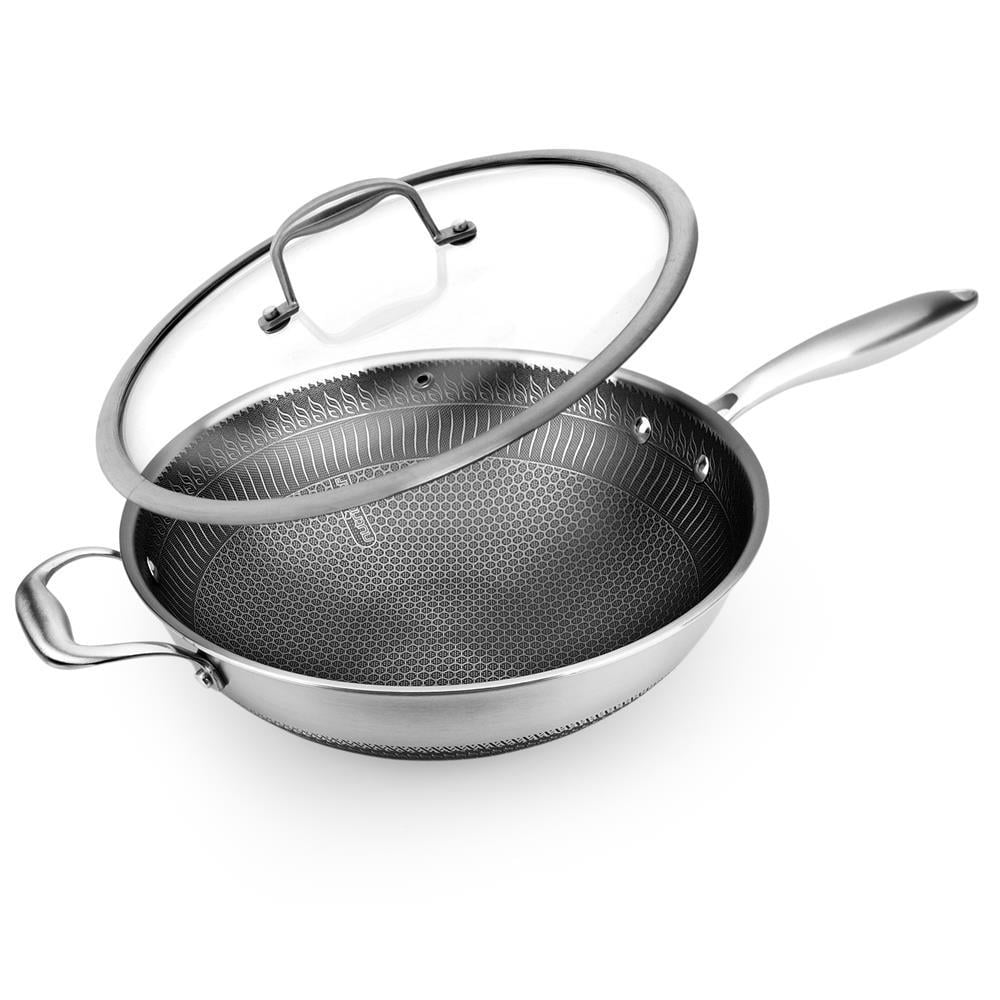 NutriChef 234297 3.6-Quart Stainless steel Fry pot and Basket