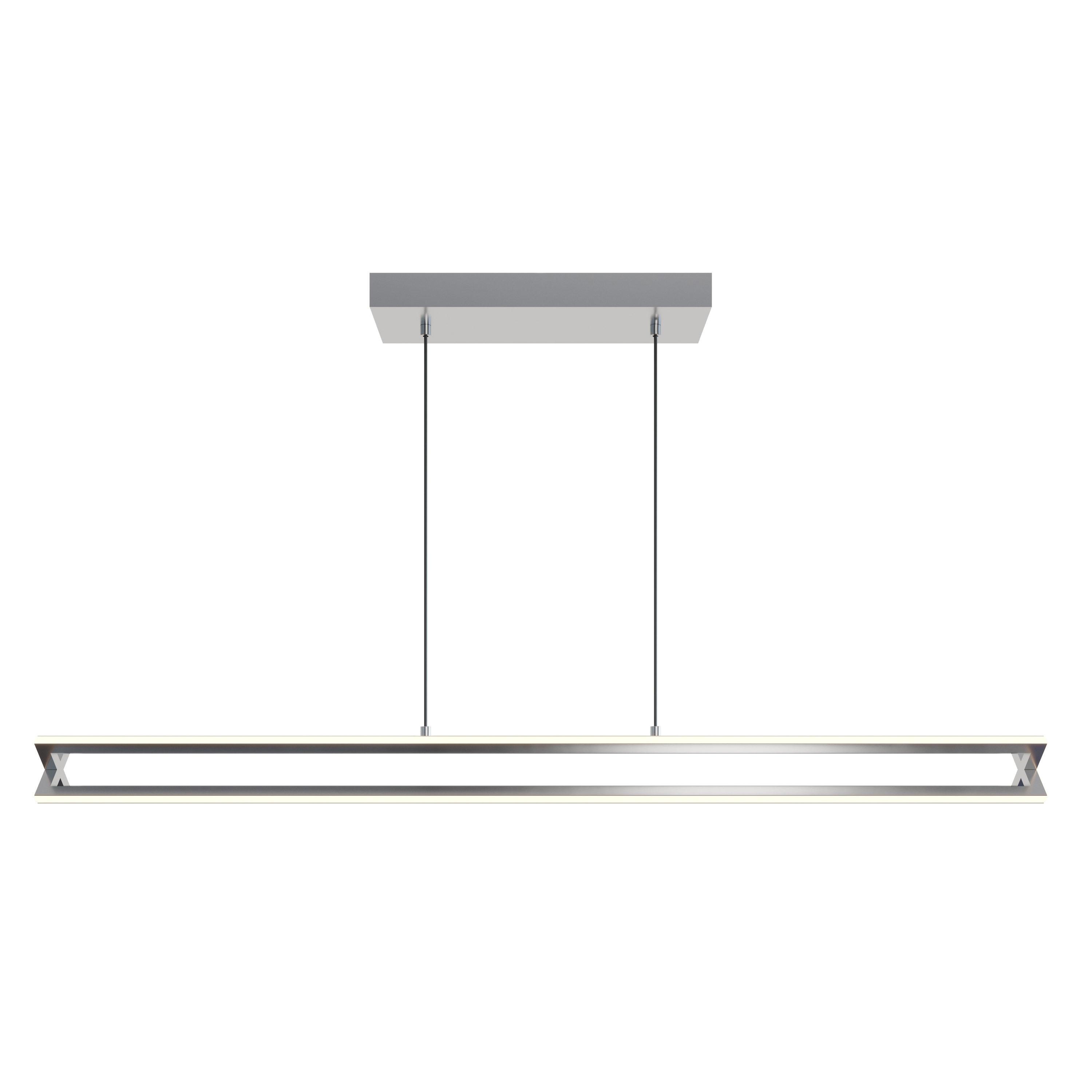 Afx Cass Satin Nickel Modern Contemporary Geometric Led Mini Hanging 