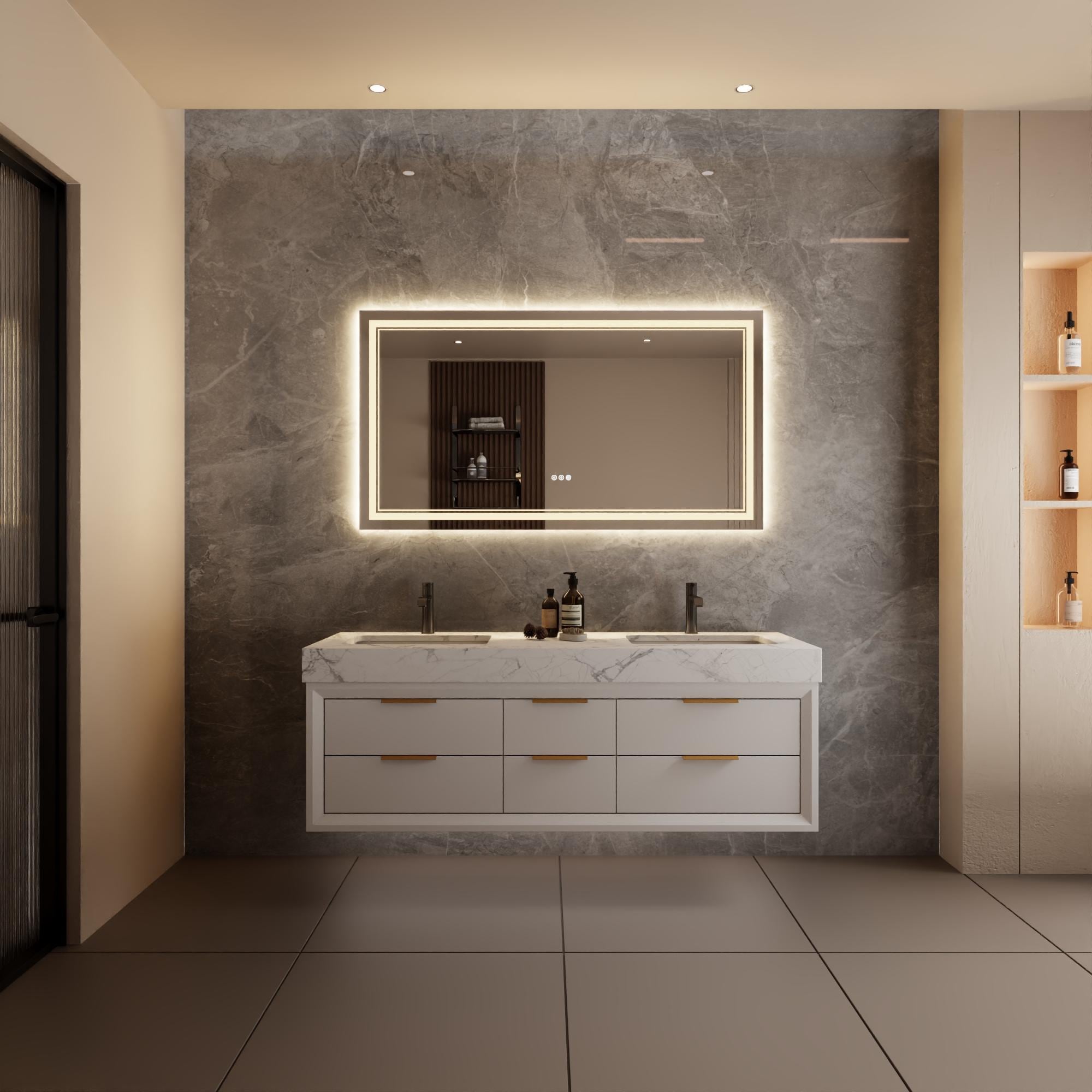 Bayfeve BFXB-6S3055-MIR Framed-Bath-Mirrors - View #17