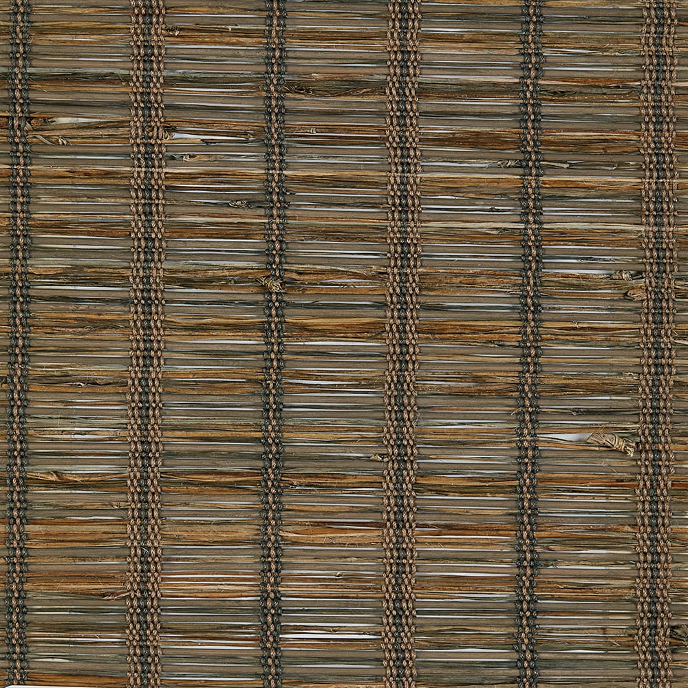 LEVOLOR 505085 Meadow Chestnut Light filtering Jute Roman shade swatch