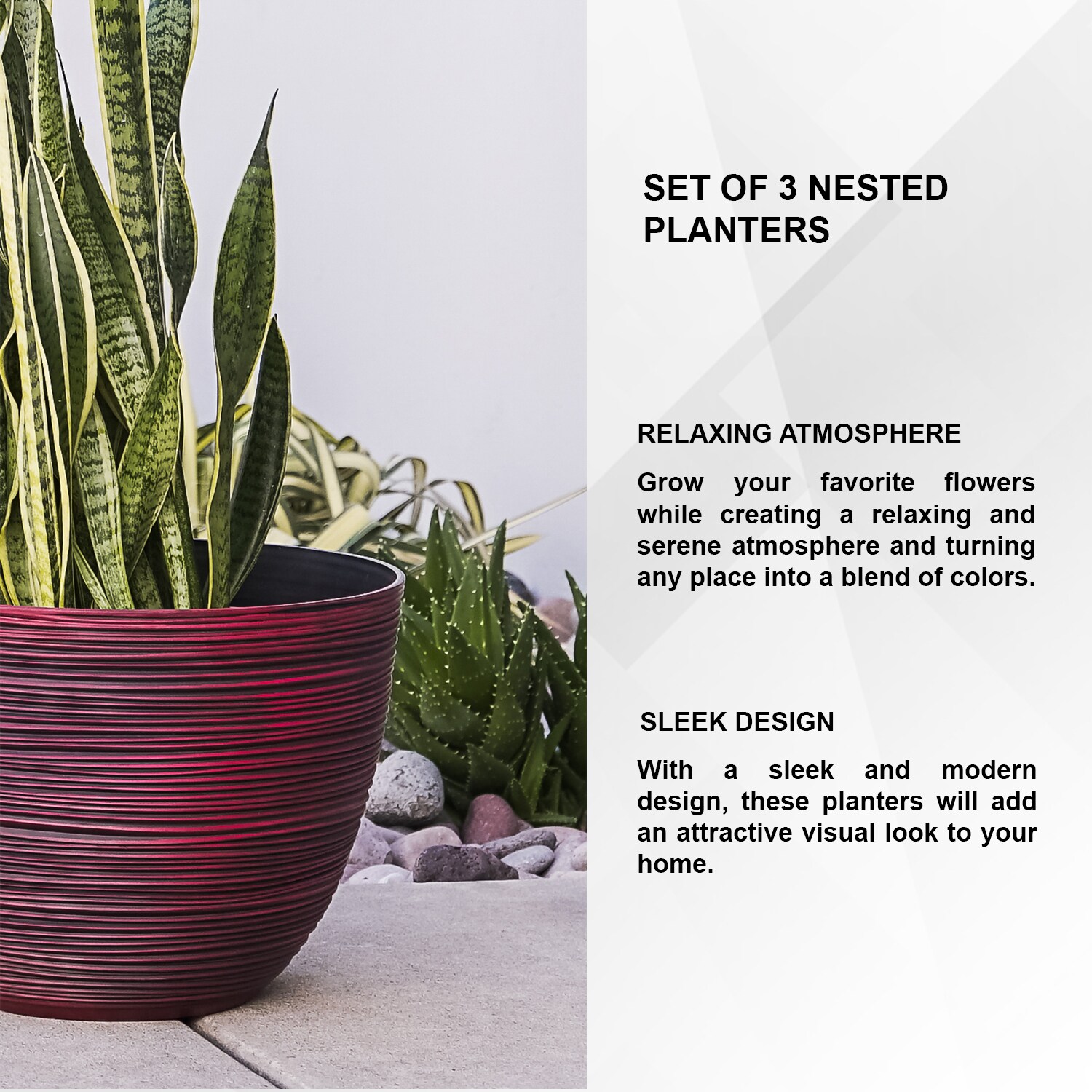 XBrand PL3417RD Planter-Window-Box - View #9