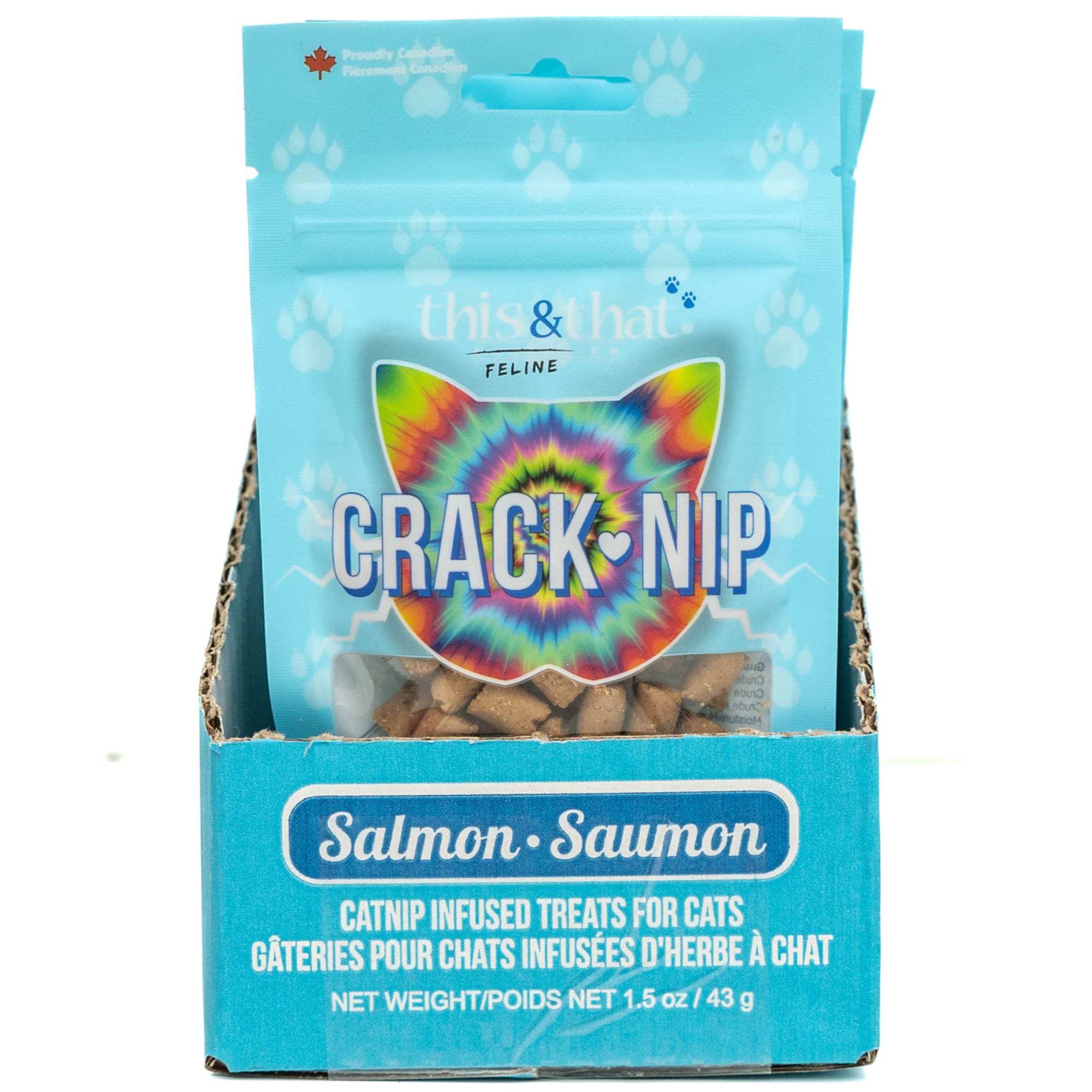 this & that G0672975554927 Snacks for Cat Salmon Flavor