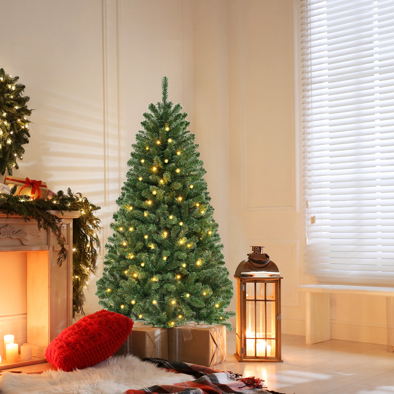 WELLFOR HYG23999US Artificial-Christmas-Trees - View #6