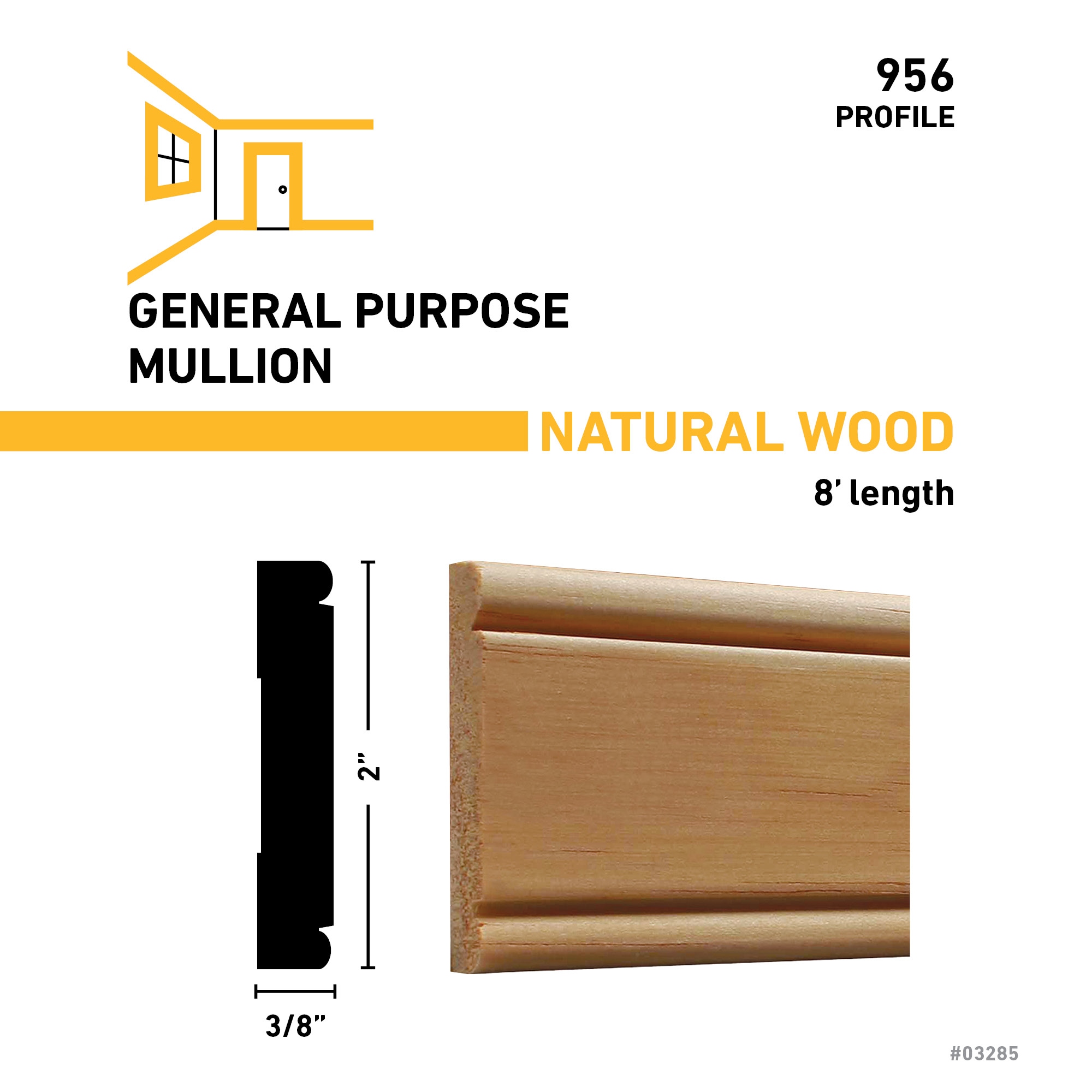 RELIABILT 956 8 PINE Window-Door-Casings - View #2